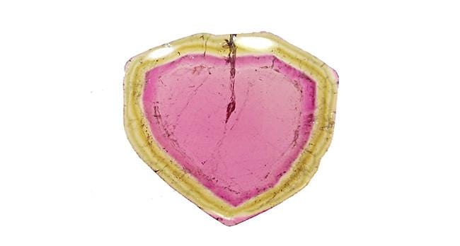 22.76ct Natural Tourmaline Slice - Genuine Gemstone for Jewelry Making, Healing Crystals & Home Decor