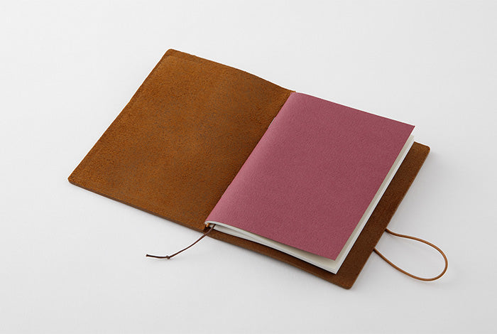 TRAVELER'S COMPANY TRAVELER'S Notebook Starter Kit - Passport Size in Camel Brown | Premium Travel Journal for Writing, Sketching & Memory Keeping | Perfect Gift for Travelers, Writers & Artists