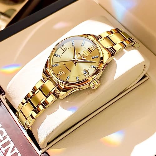 8933：Gold band & Gold dial