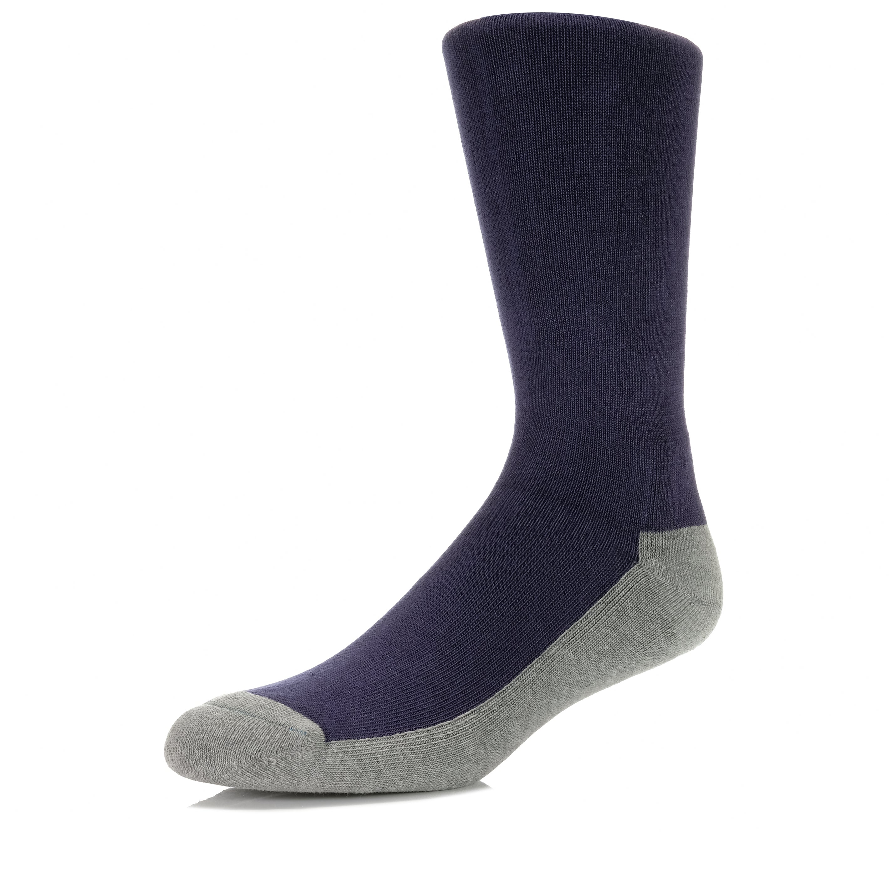 Premium Bamboo Charcoal Health Socks for Men & Women - Navy Blue - Moisture Wicking & Odor Control - Perfect for Running, Hiking & Everyday Comfort