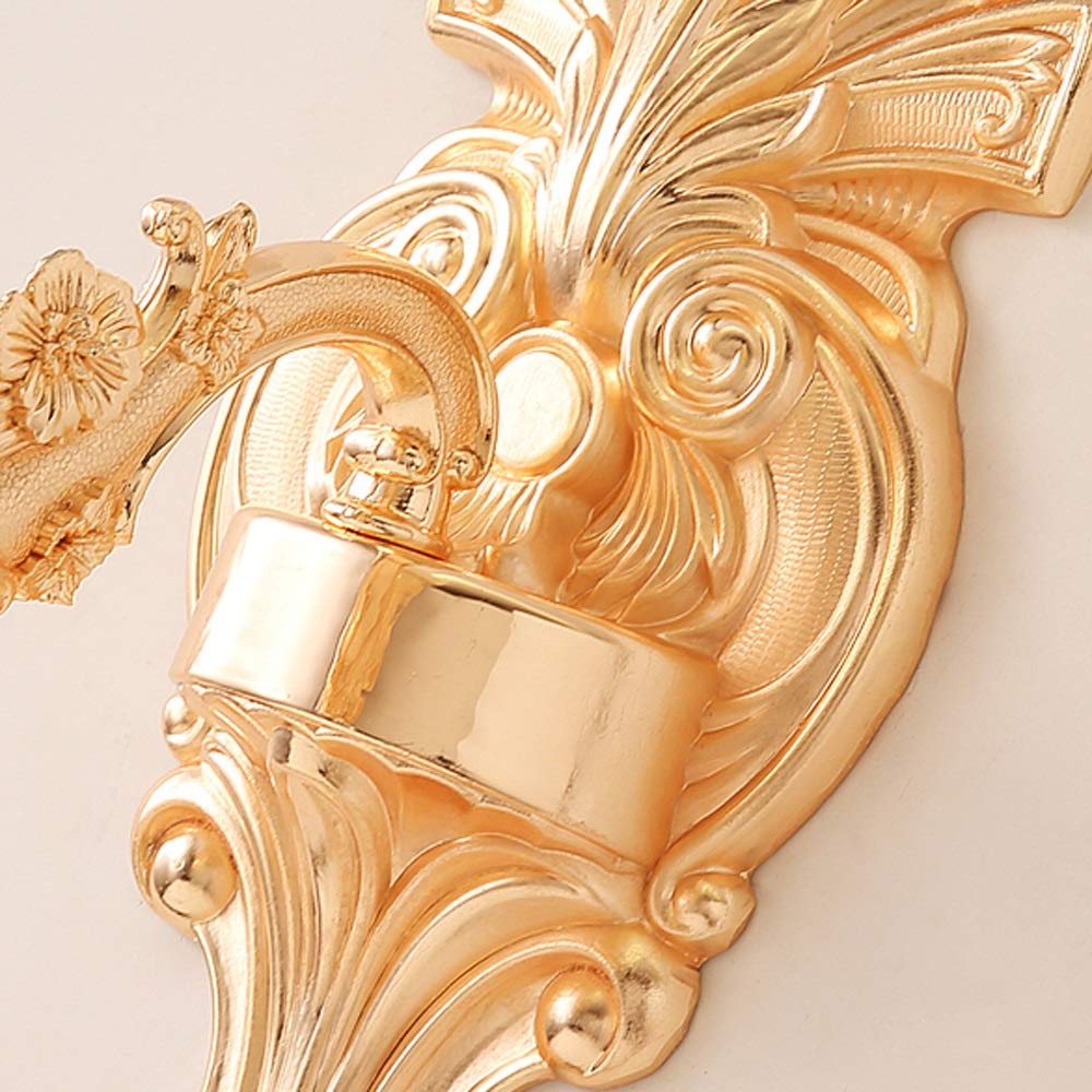 Modern LED Wall Sconce Light - Crystal Pendant Indoor Wall Lamp, Single/Double Head Options for Living Room, TV Background, Hallway & Staircase - Minimalist European Style Lighting Fixture