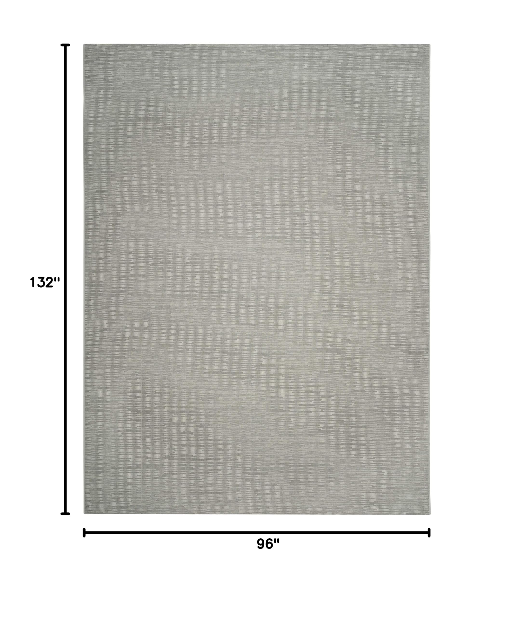 SAFAVIEH Courtyard Collection 8' x 11' Light Grey CY6576 Indoor Outdoor Waterproof Rug - Easy to Clean, Stain Resistant for Patio, Backyard, Mudroom, Deck & Porch Use