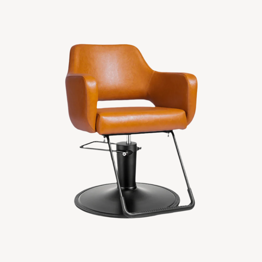 Stylish Salon Chair for Hair Styling & Barber Shop - Ergonomic & Durable Beauty Salon Furniture for Hairdressers & Clients - Perfect for Home Salons & Professional Beauty Spaces