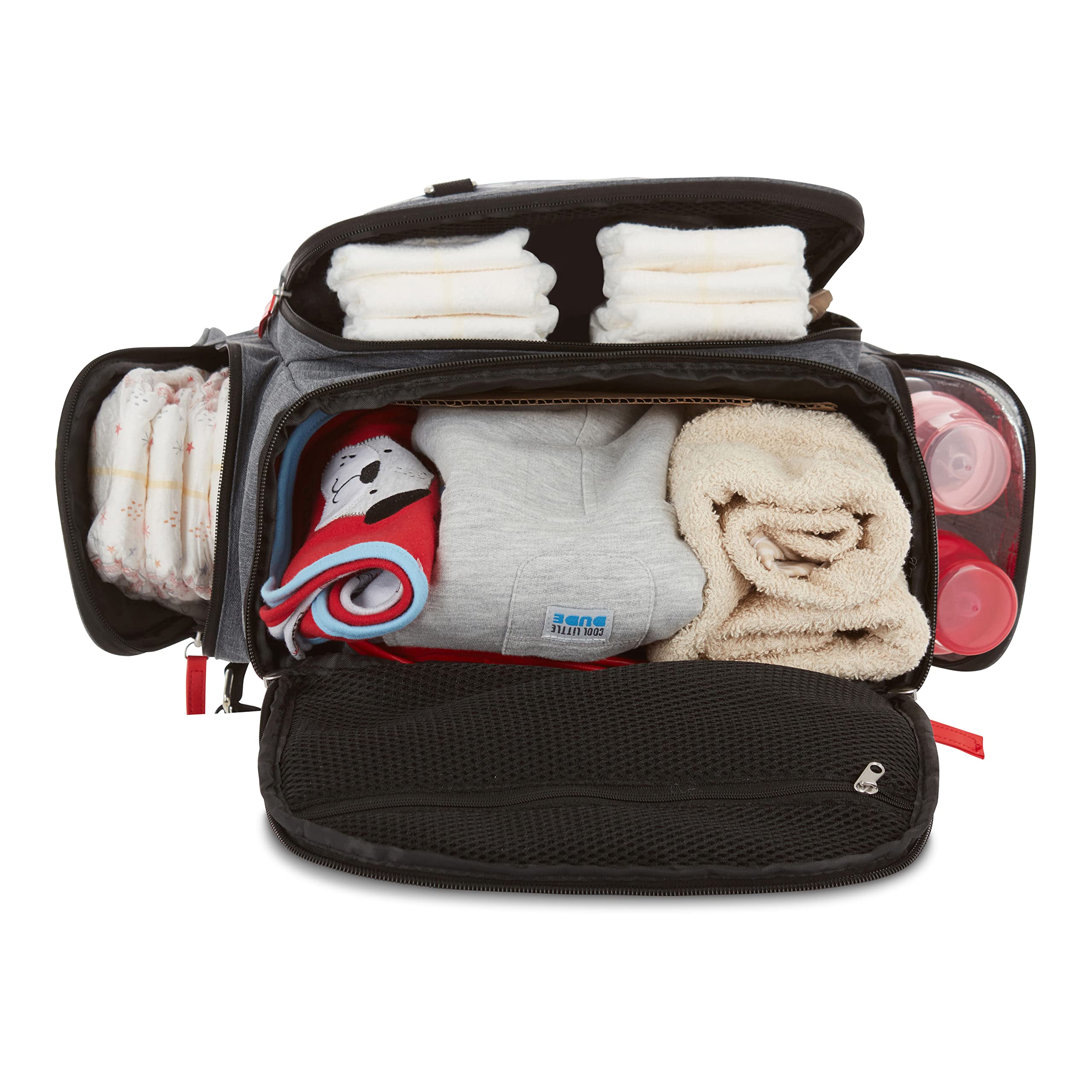 Disney Baby Diaper Bag Backpack - Large Insulated Tote with Changing Pad for Boys & Girls - Perfect for Travel, Daycare & Outings