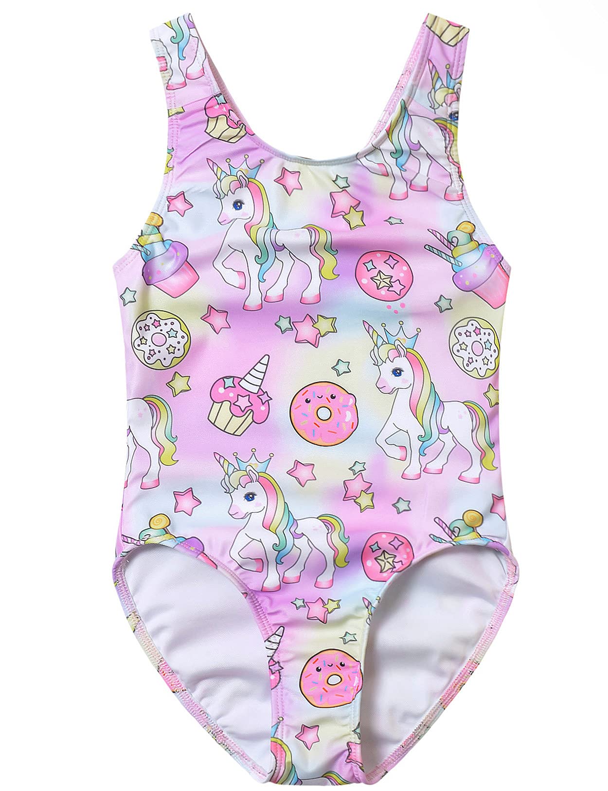 Girls Unicorn Mermaid One Piece Swimsuits - Cute Bathing Suits for Kids | Perfect for Pool Parties, Beach Vacations & Summer Water Play