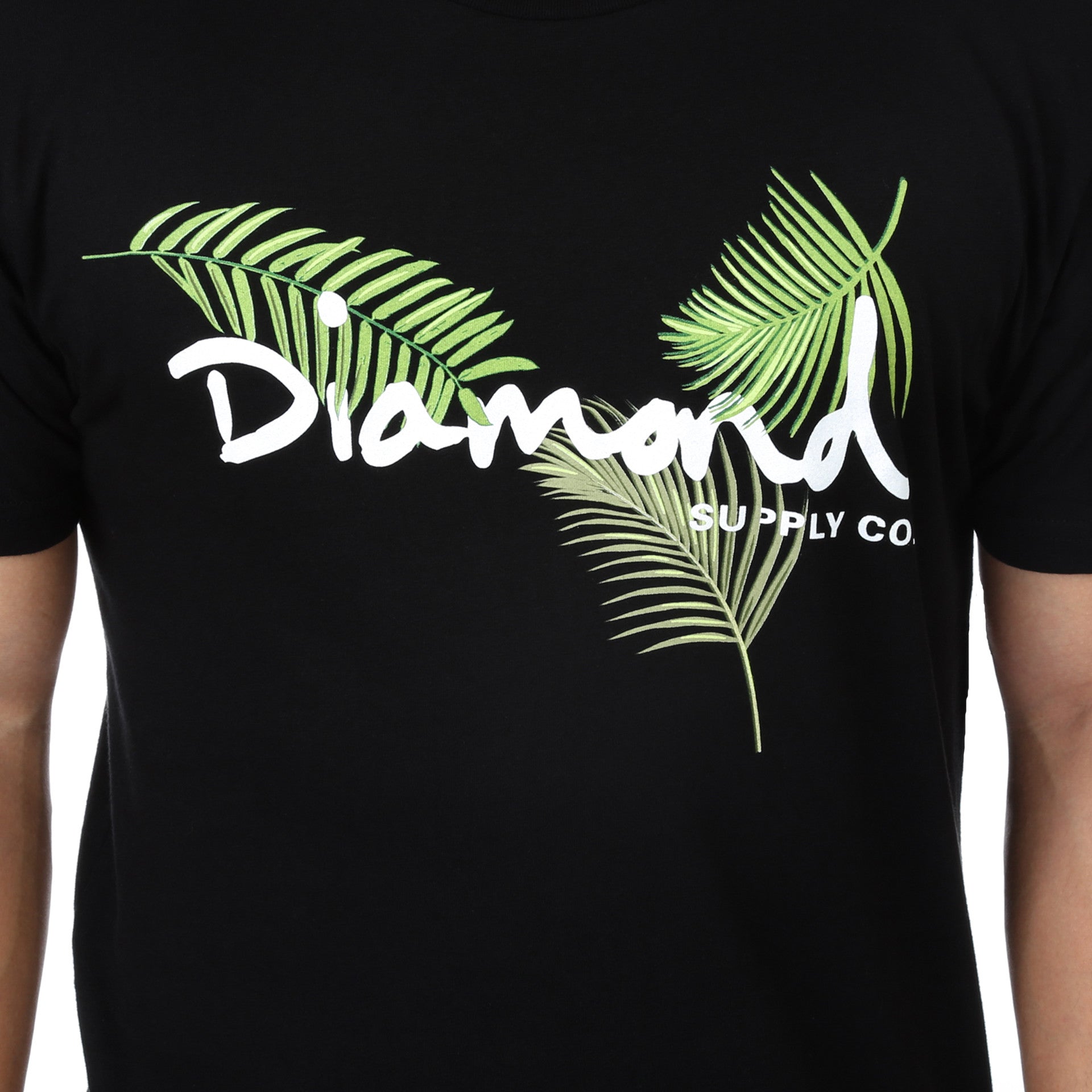 Diamond Supply Co Paradise OG Script Tee - Black Cotton T-Shirt for Men | Streetwear Fashion & Casual Wear