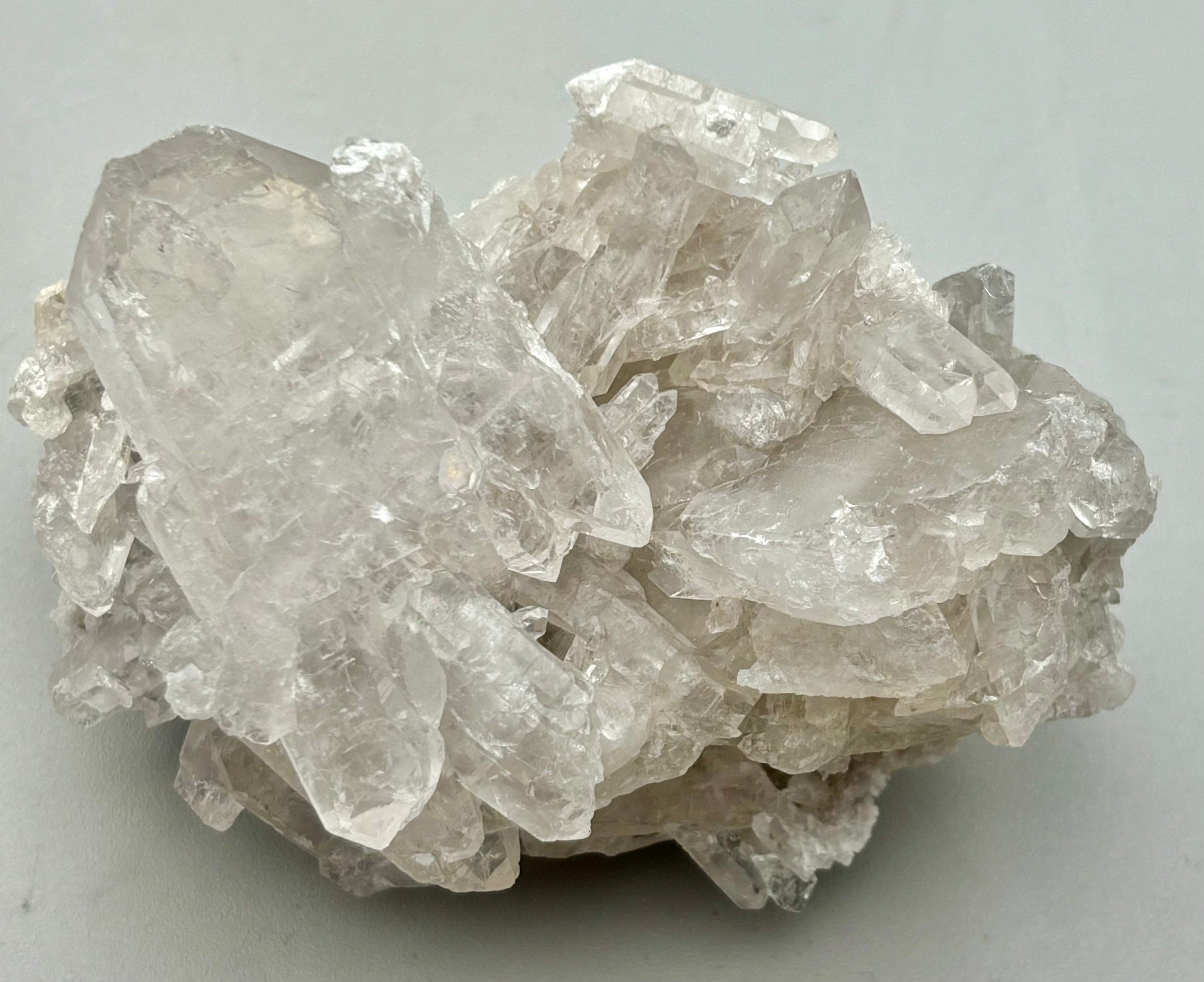 Natural Brazilian Quartz Cluster - Raw Healing Crystal for Meditation, Reiki, and Home Decor | Spiritual Energy Stone for Chakra Balancing & Positive Vibes