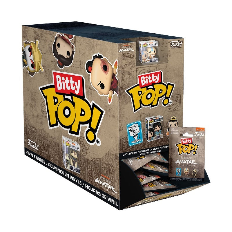 Bitty Pop! Avatar The Last Airbender Blind Box Collectible Figures - Mystery Mini Vinyl Toys for Fans & Collectors - Perfect for Display, Gifts, and Themed Parties