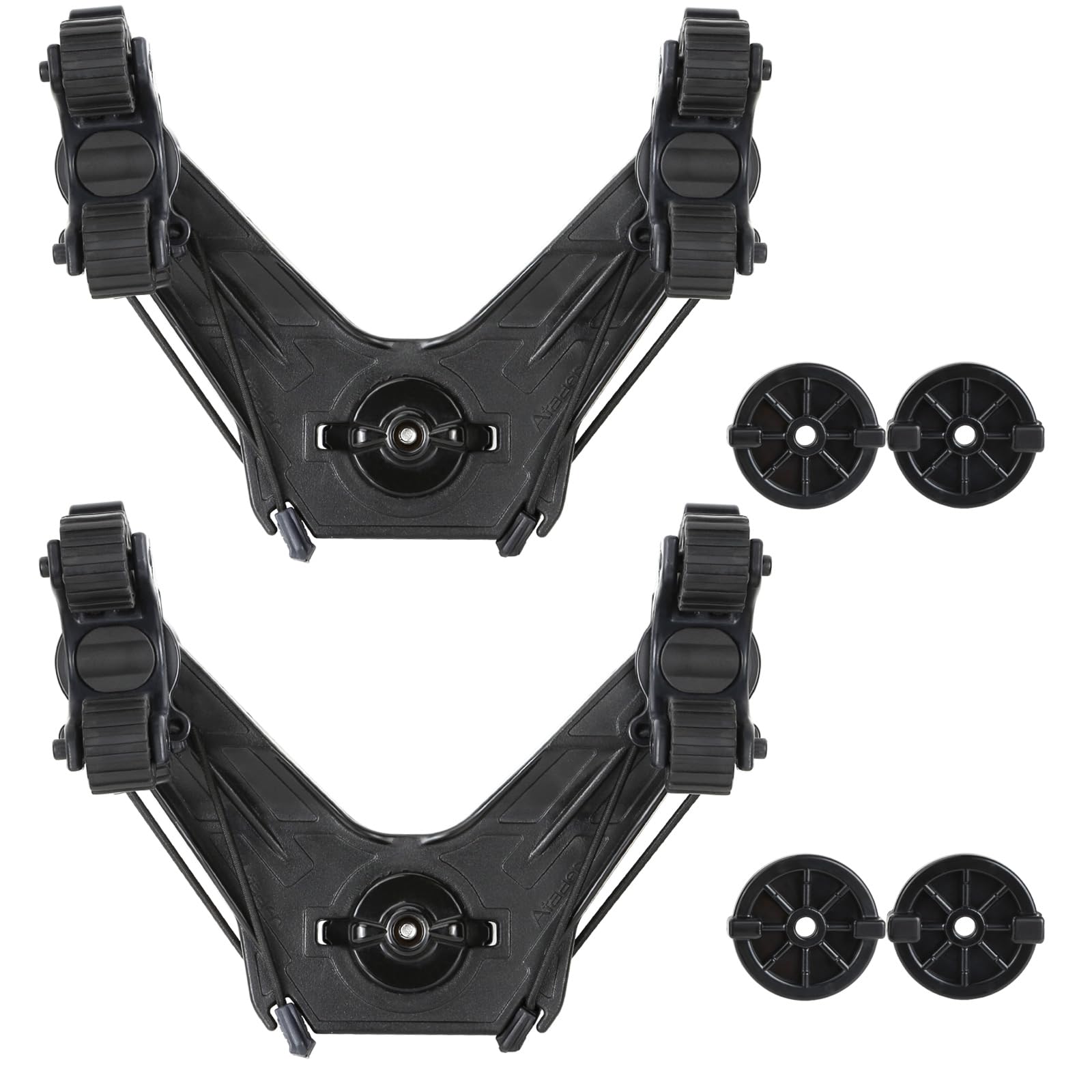 **Kayak Paddle Holder - Dual Head Kayak Track Mount Accessories for Fishing & Kayaking | Secure & Offset Paddle Storage for Kayak Rails | Perfect for Anglers & Outdoor Enthusiasts**