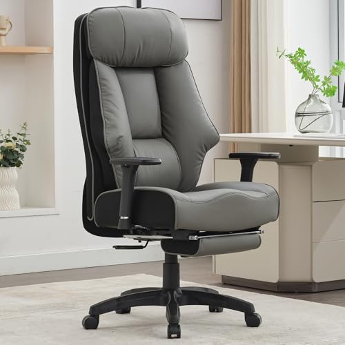 Dark Gray Leather