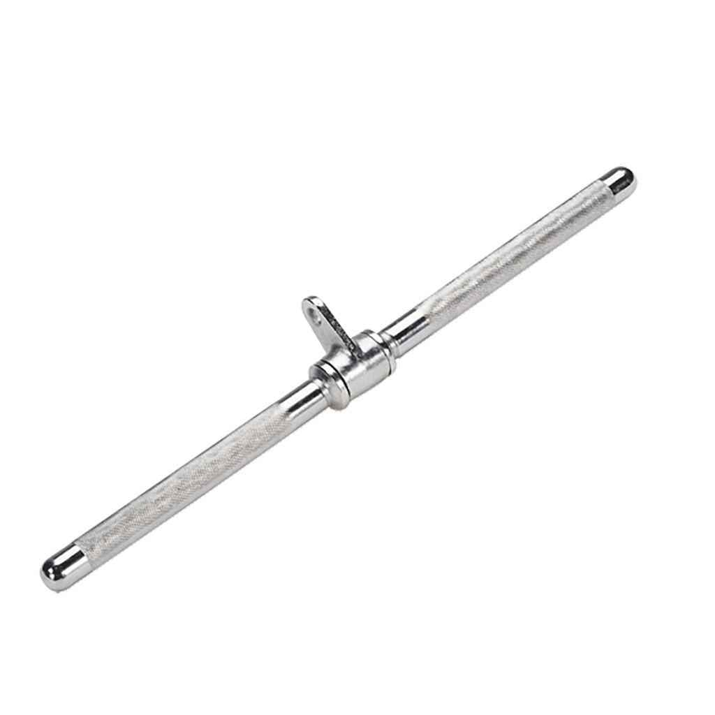 20 Inch Revolving Straight Bar - Heavy Duty Swivel Barbell for Home Gym & Weight Training - Perfect for Deadlifts, Bench Press & Strength Workouts