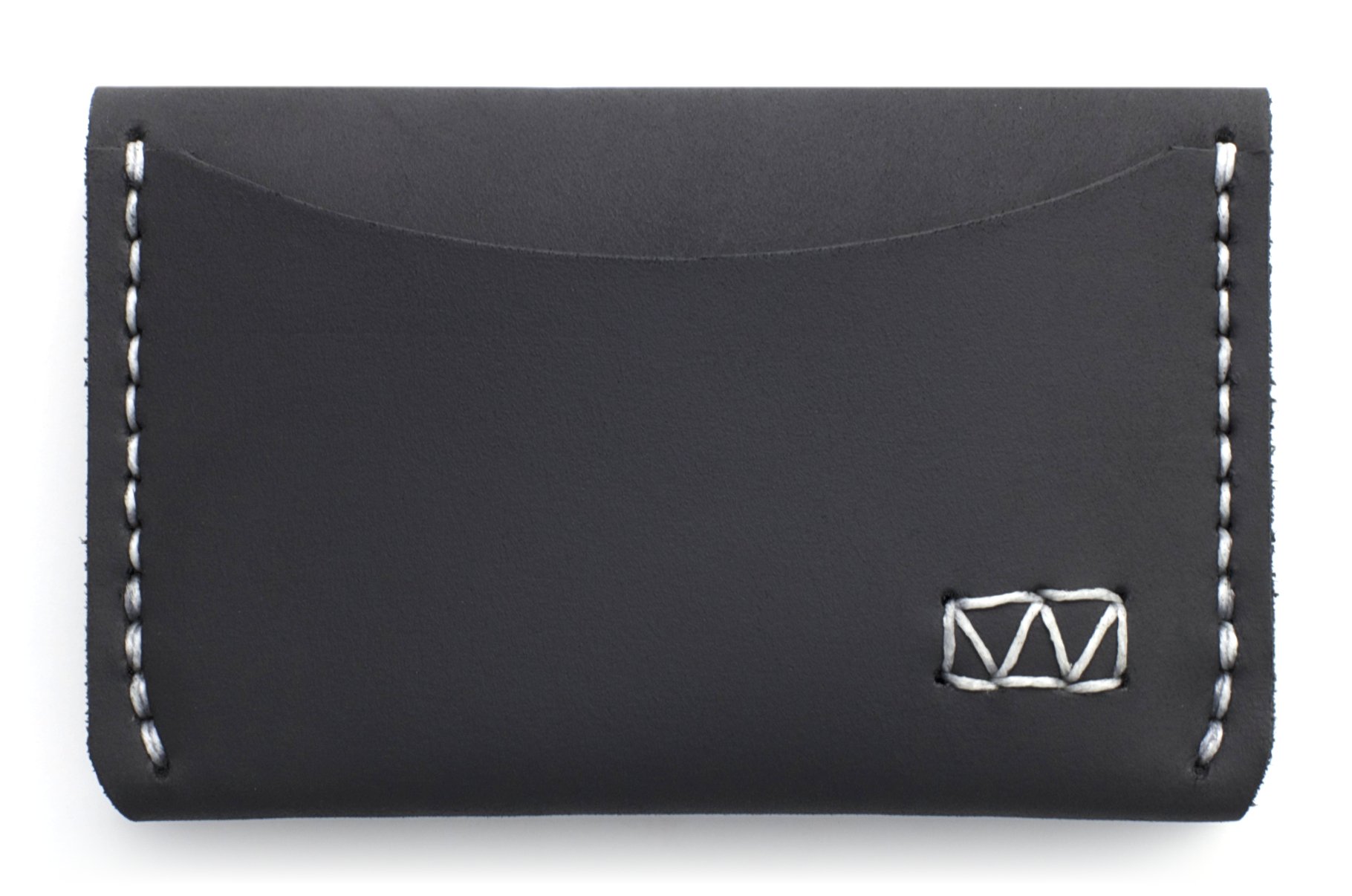 Waskerd Men's Astoria Slim RFID Blocking Leather Wallet - 3 Card Pockets & ID Window - Perfect for Everyday Carry, Travel & Business (Black)