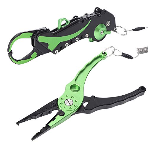 **Premium Fishing Pliers Set – Multifunctional Folding Fishing Tool with Braid Cutter, Split Ring & Lure Grip – Perfect for Saltwater & Freshwater Anglers – Ideal for Bass, Trout & Offshore Fishing**