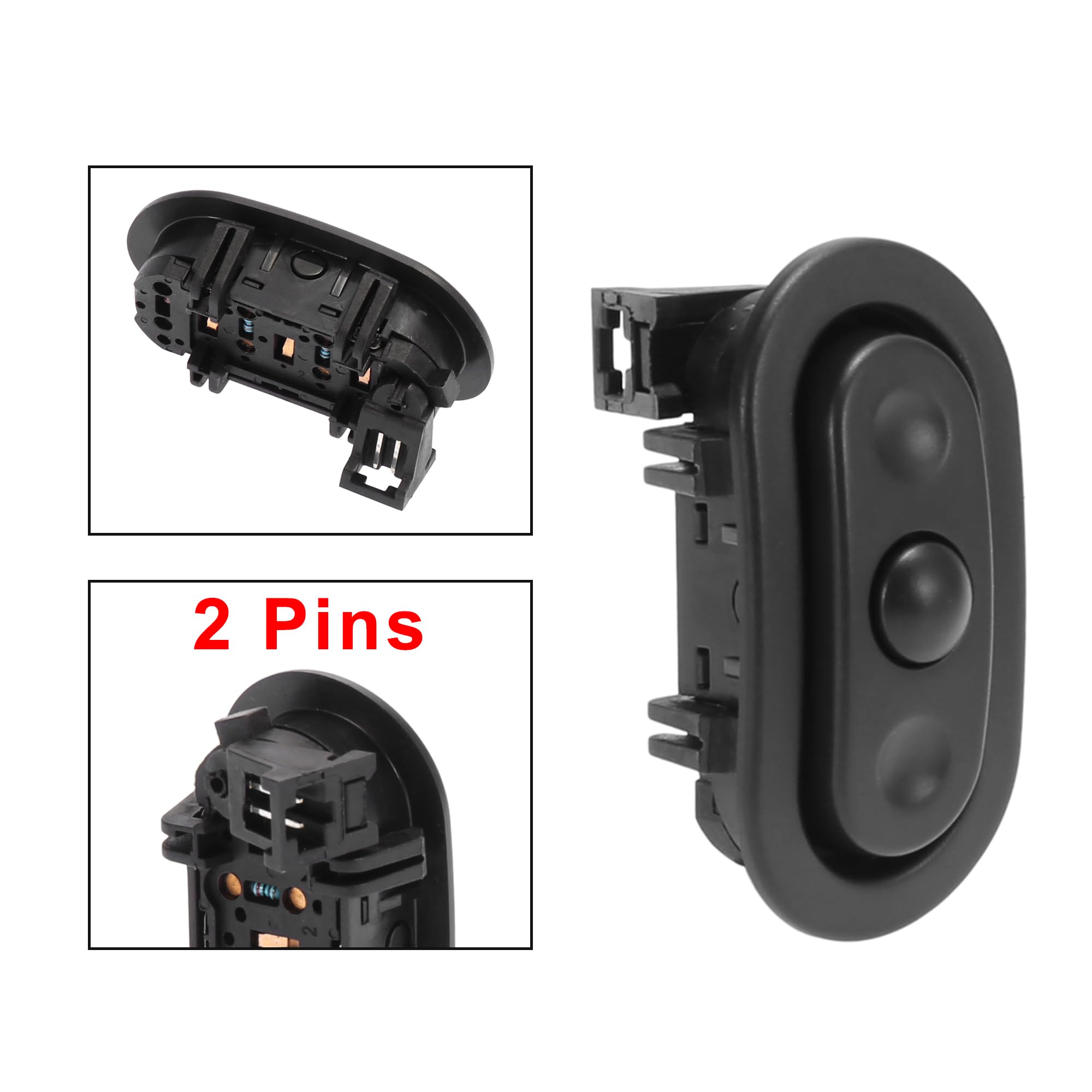 X AUTOHAUX 04685729AB Radio Control Steering Wheel Switch - Left Side Replacement for Chrysler/Jeep/Dodge/Ram Vehicles | Perfect for Hands-Free Calling & Audio Control While Driving