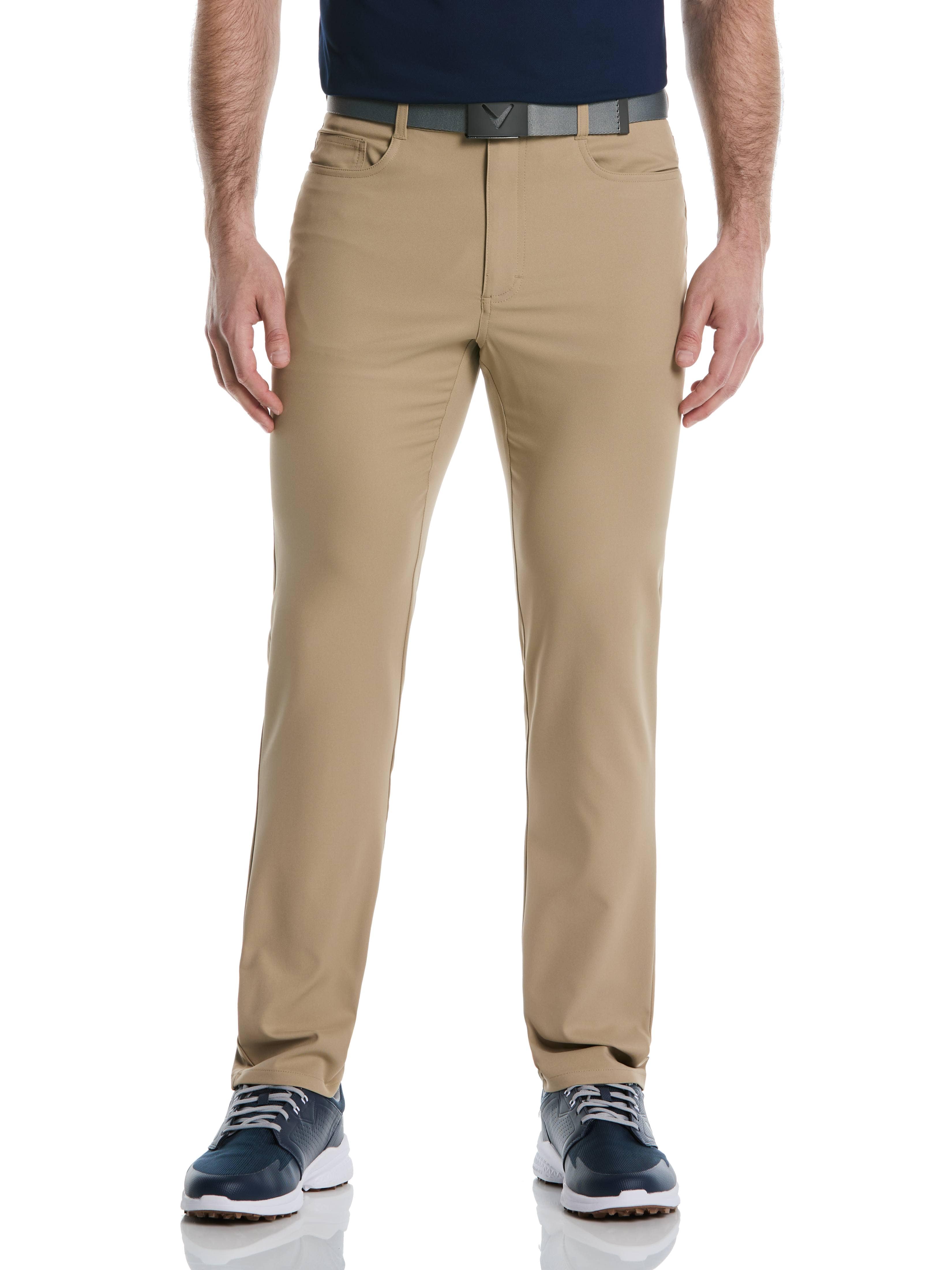 Men's Sorona® Stretch 5-Pocket Pants - Comfortable Slim Fit Casual Trousers for Work, Travel & Everyday Wear