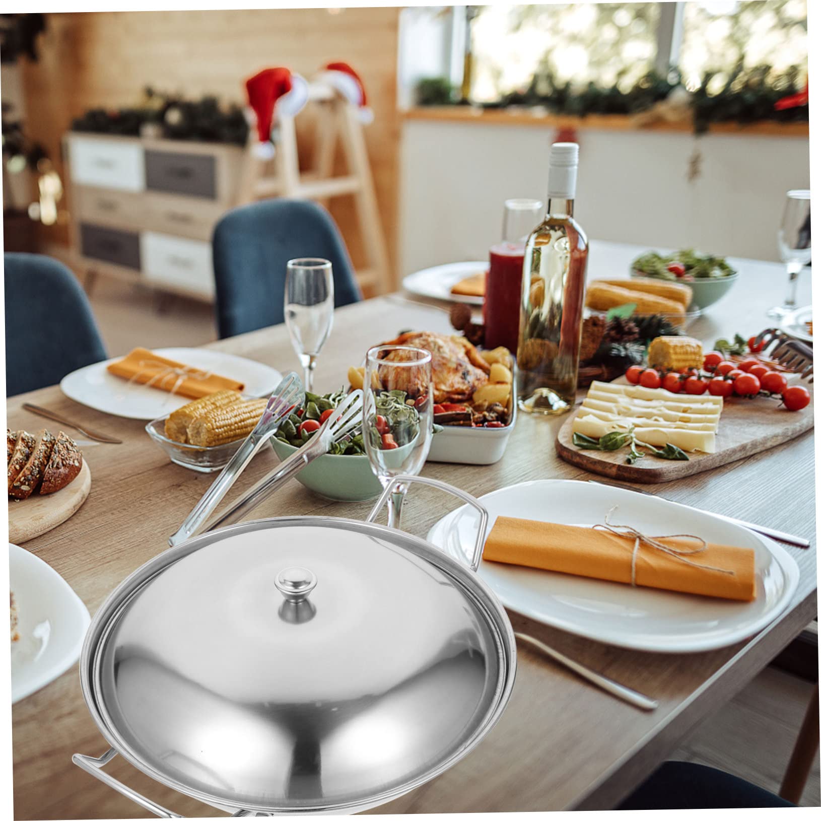 Bestoyard 10-Piece Stainless Steel Cookware Set with Lids - Oven Safe Pots, Pans & Griddle for Baking, Frying & Cooking - Perfect for Home Kitchen, Restaurant & Hot Pot Meals