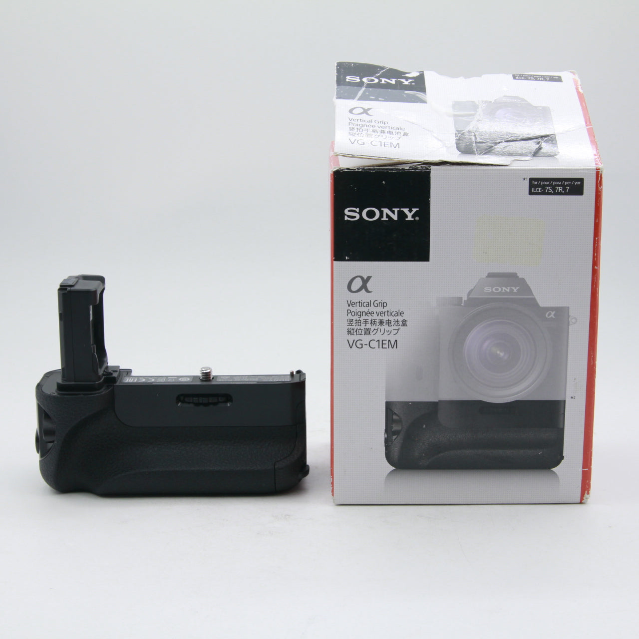 Open Box Sony Vertical Battery Grip for Alpha a7 & a7R Digital Camera (Black) - Professional Photography Accessory for Extended Shooting Sessions