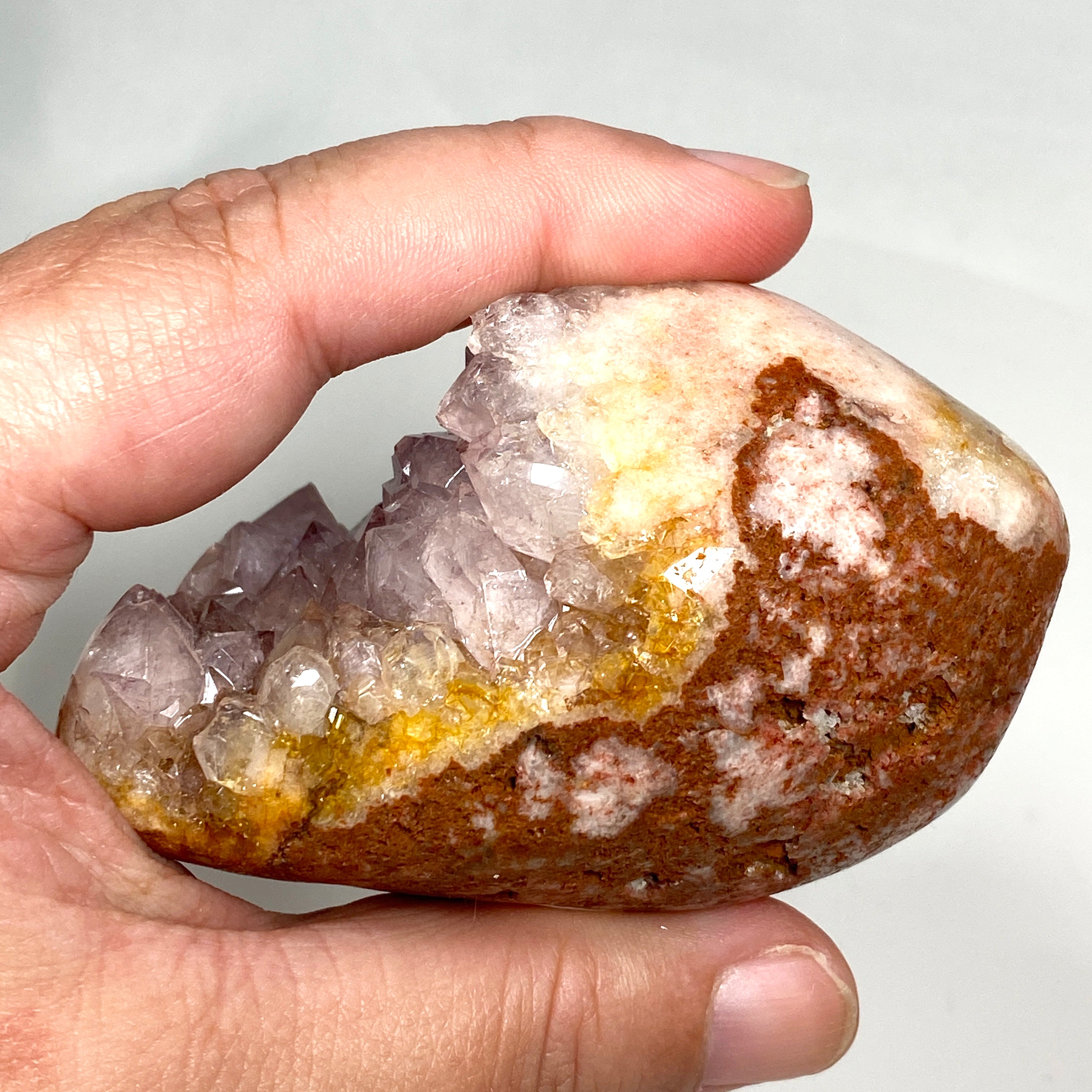 Natural Pink Amethyst Freeform Stone - Healing Crystal for Meditation, Yoga & Home Decor | PAF 06 | Spiritual Gift for Women & Men