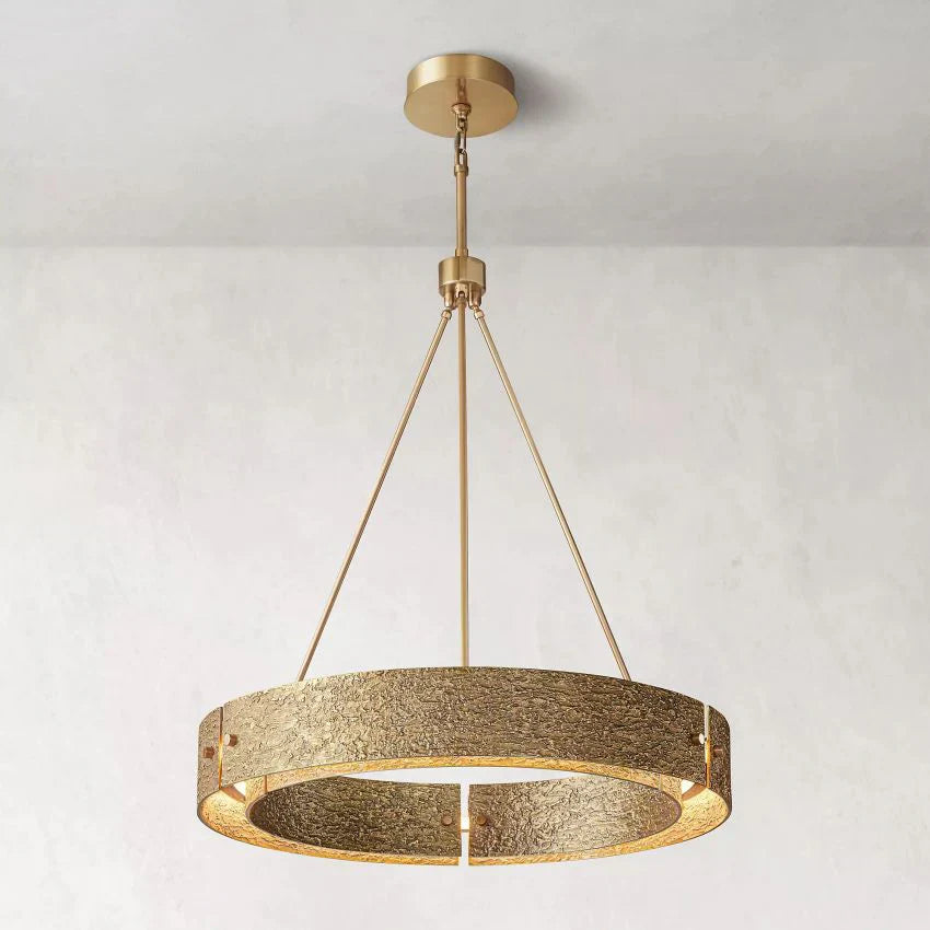 Vicky 36-Inch Round Crystal Chandelier - Modern Ceiling Light Fixture for Dining Room, Bedroom & Living Room Decor