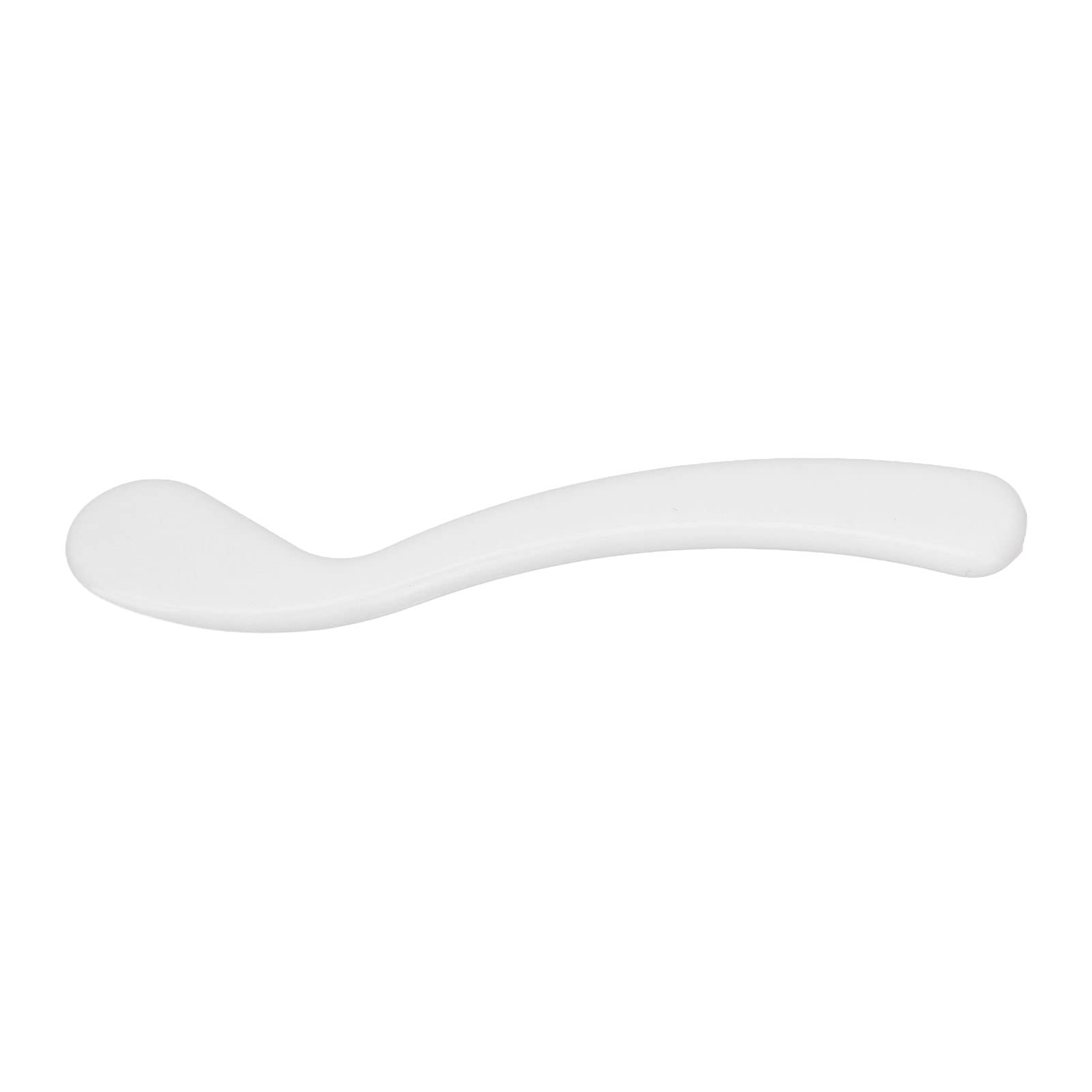 50pcs Mini Cosmetic Spatulas - Curved Tip Makeup Applicators for Eye Cream & Facial Masks