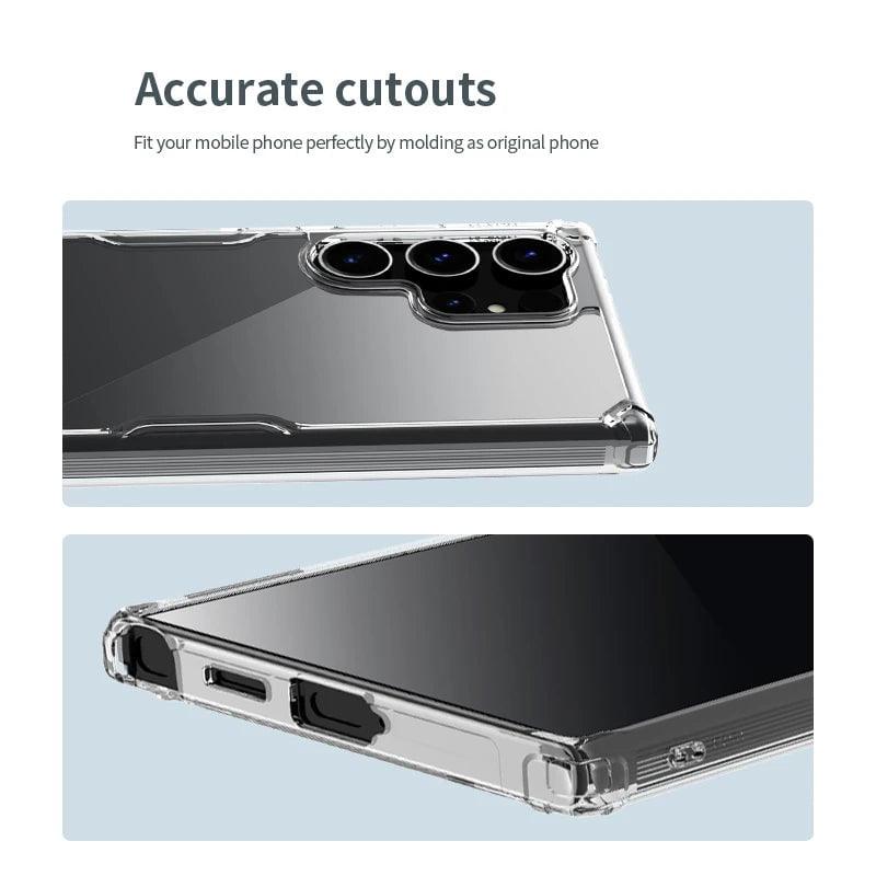 Nillkin Galaxy S24 Ultra Case | Nature TPU Pro Silicone Phone Cover | Shockproof & Anti-Scratch Protection | Perfect for Outdoor Activities & Daily Use