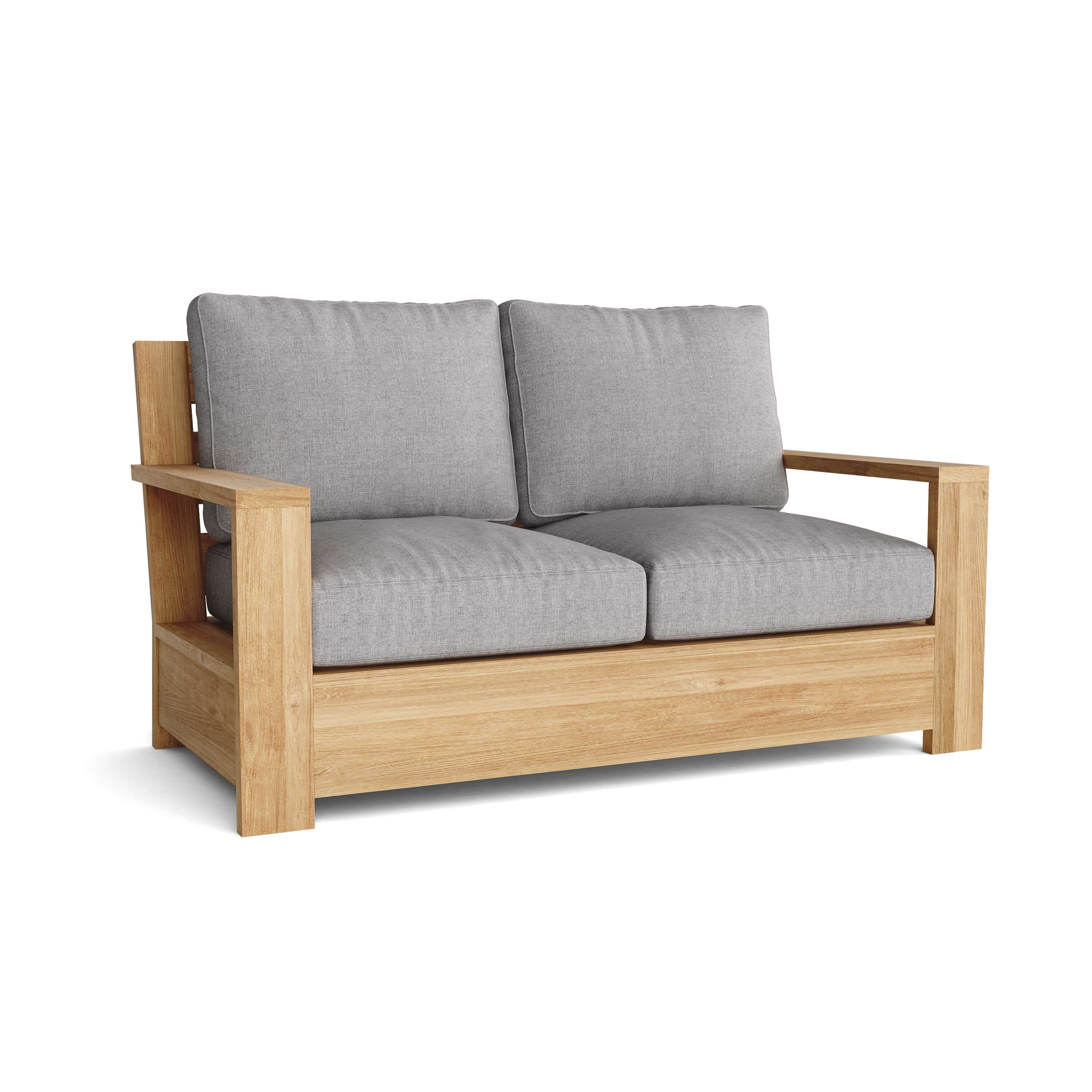 Premium Madera Deep Seating Loveseat - Comfortable Outdoor Patio Furniture for Relaxing in Garden, Backyard or Poolside