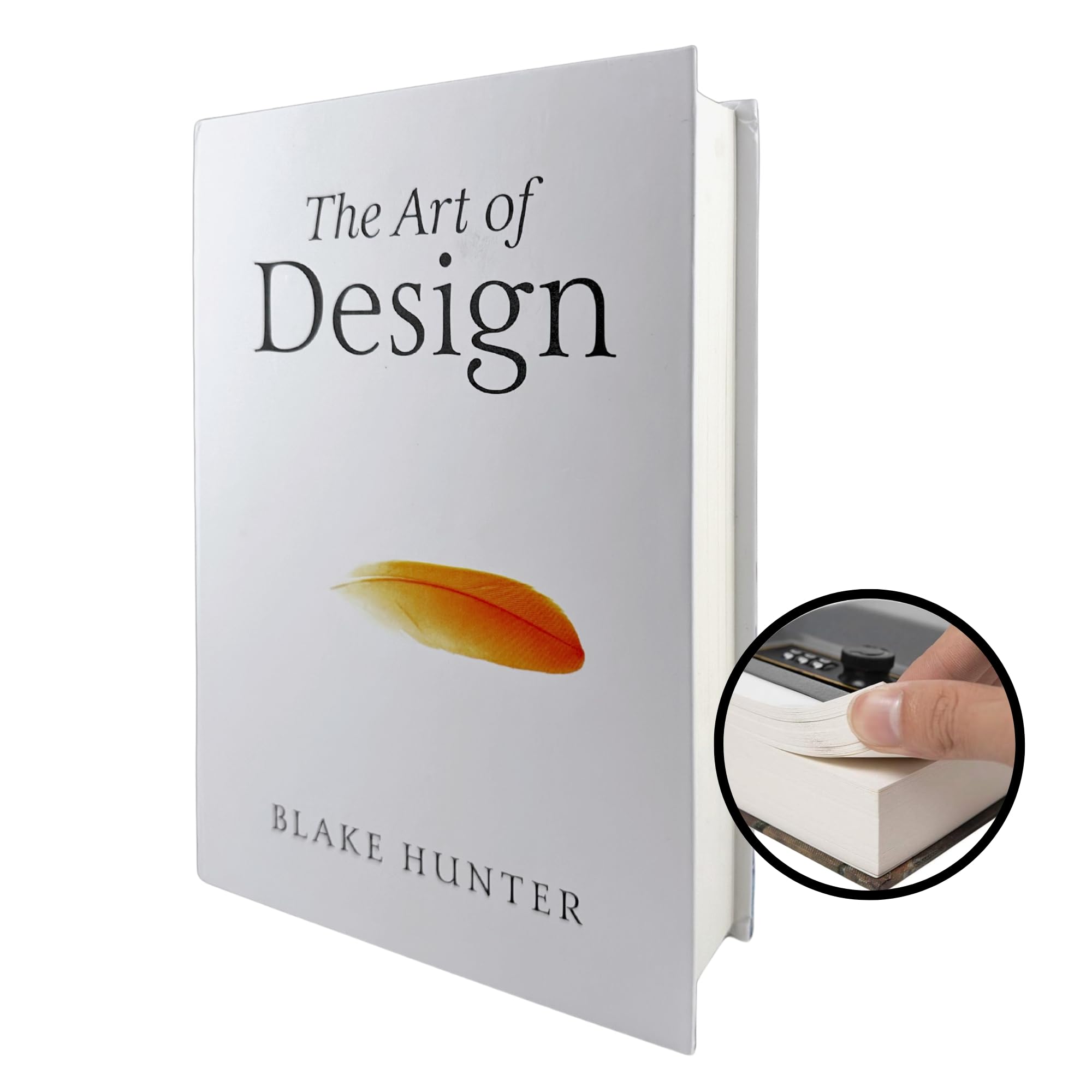 Real Paper Diversion Book Safe with Key - Secret Storage Box for Valuables | Discreet Home & Office Security Solution | Perfect for Cash, Jewelry & Important Documents