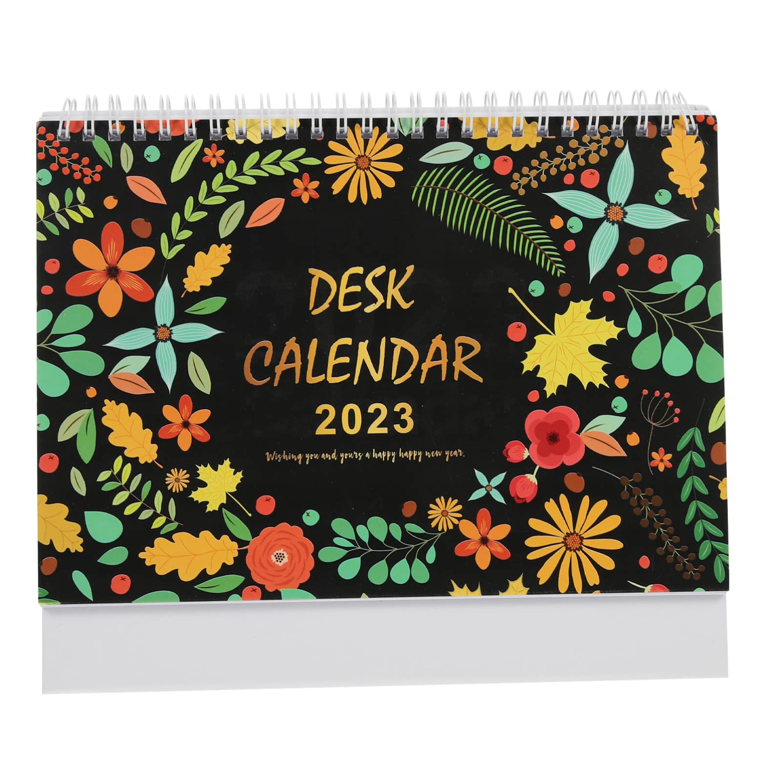 2023 PATKAW Desk Calendar - Monthly Planner for Home, School & Office | Desktop & Wall Calendar | Perfect for Scheduling, Organization & Productivity (Black)