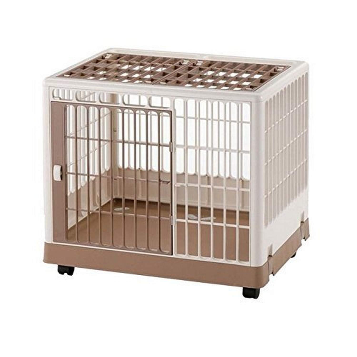 Richell PK 650 Pet Training Kennel - Durable Indoor/Outdoor Dog Crate for Puppy & Small Dogs - Perfect for House Training, Travel & Vet Visits