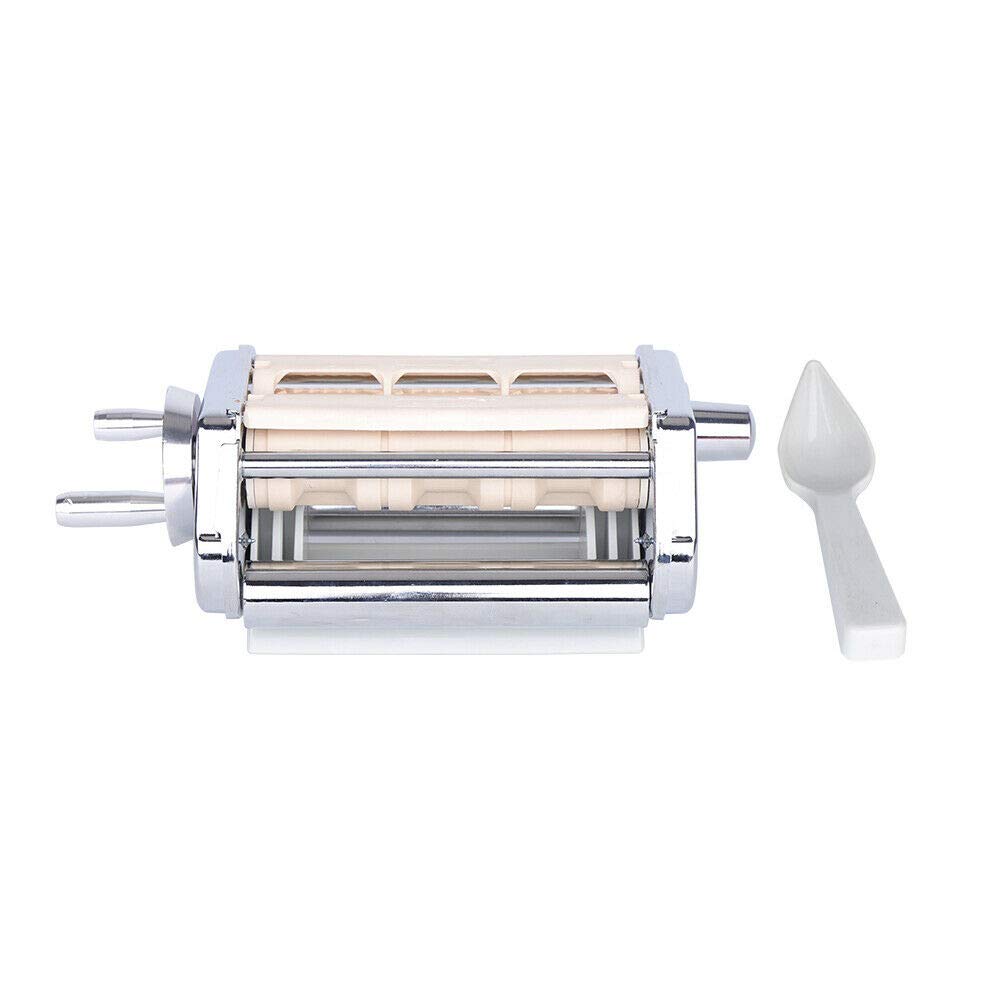 Electric Pasta Maker Kit - Stainless Steel Ravioli & Wonton Maker Attachment for KitchenAid Stand Mixer | Includes Mini Pasta Roller Cutter | Perfect for Homemade Italian Pasta, Dumplings & Asian Cuisine