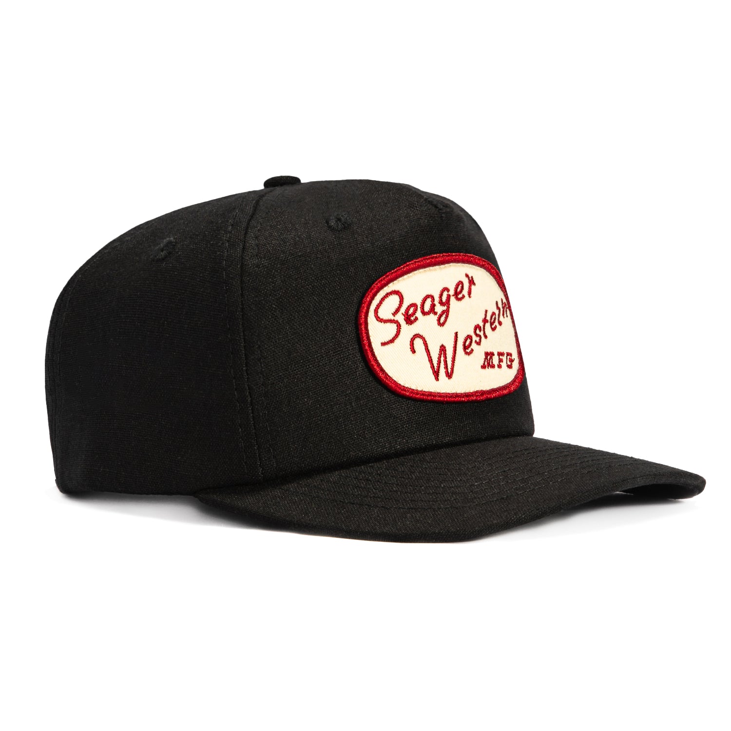 Seager Garland Snapback Hat - Black | Adjustable Baseball Cap for Men & Women | Perfect for Casual Wear, Sports & Outdoor Activities