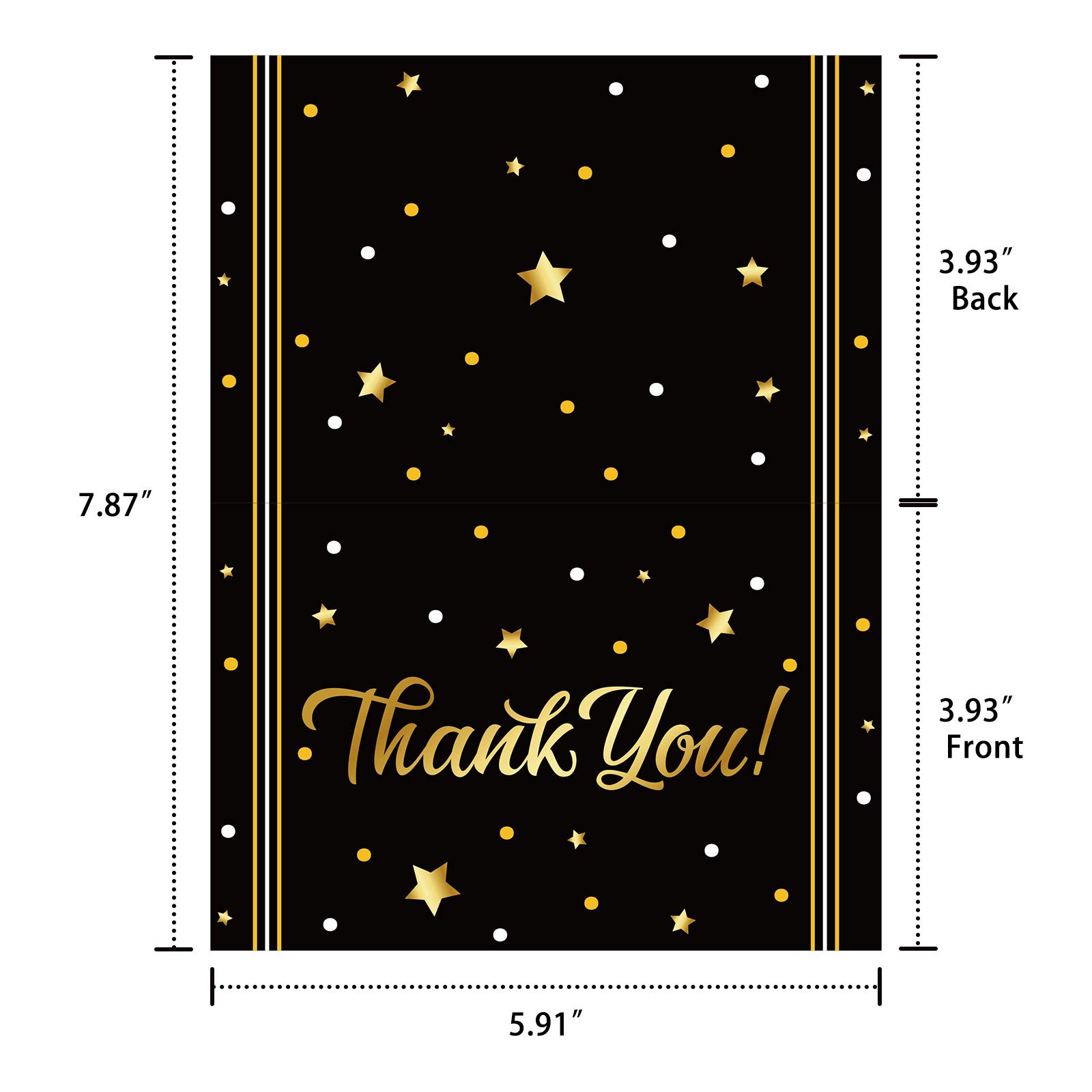 P1nkpopp 32PCS Graduation Thank You Cards Set 2023 - Congratulations Grad Greeting Cards with Well Wishes for Graduation Party, Game Activities & School Events - Perfect for High School, College Graduates & Commencement Celebrations