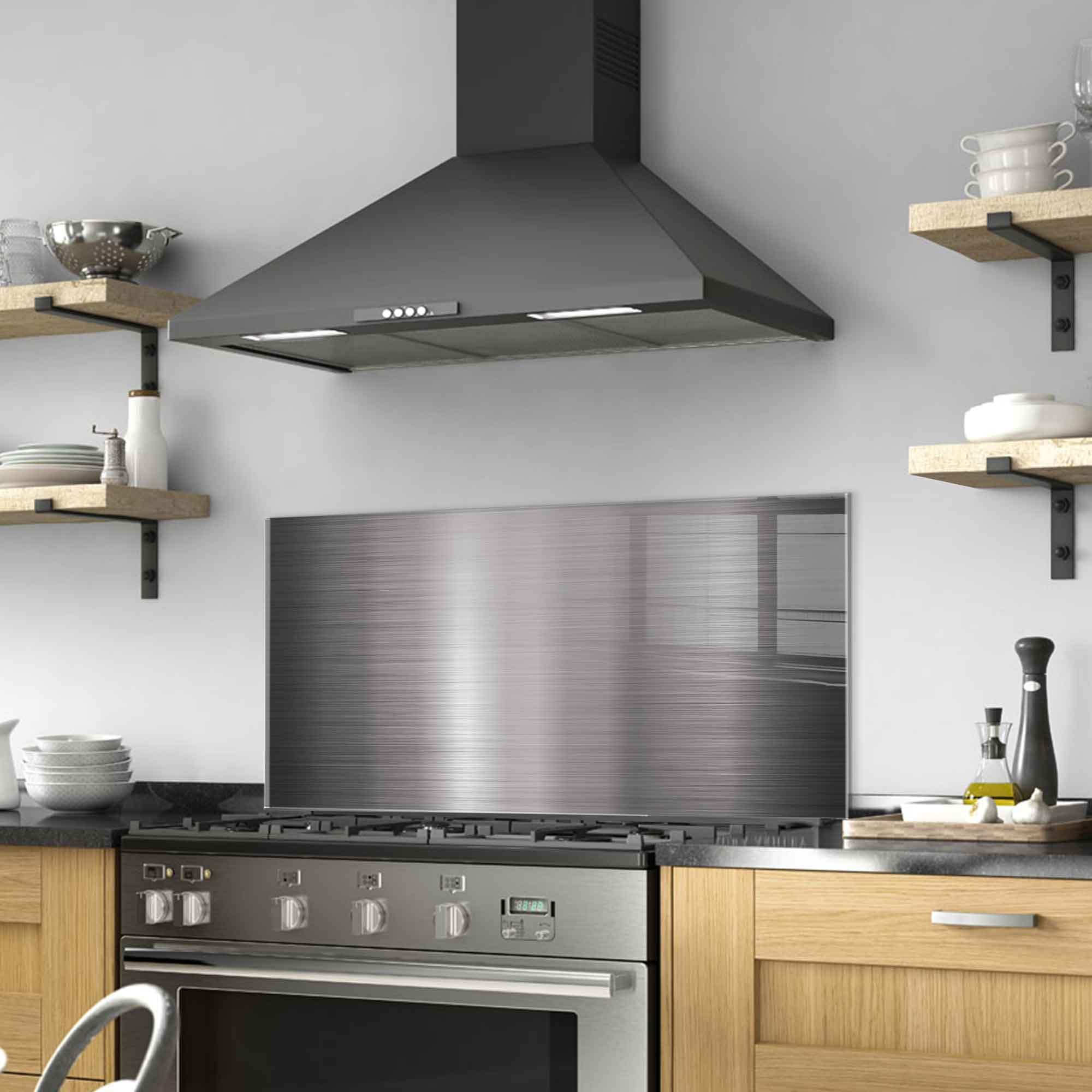 Tempered Glass Kitchen Backsplash - Stove Splashback & Cutting Board for Home Decor