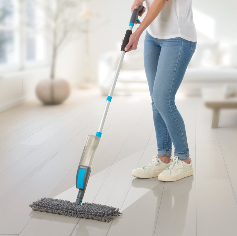 3 in 1 Spray Mop for Hardwood Floors & Tile - Multi-Surface Cleaning Mop with Reusable Microfiber Pads & Adjustable Handle - Perfect for Kitchen, Bathroom & Pet Hair Cleaning
