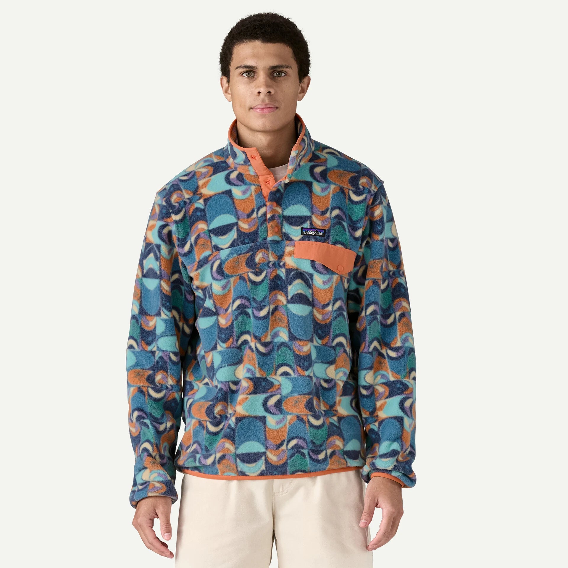 Patagonia Lightweight Synch Snap Pullover - Water-Resistant Fleece Jacket for Hiking & Outdoor Adventures