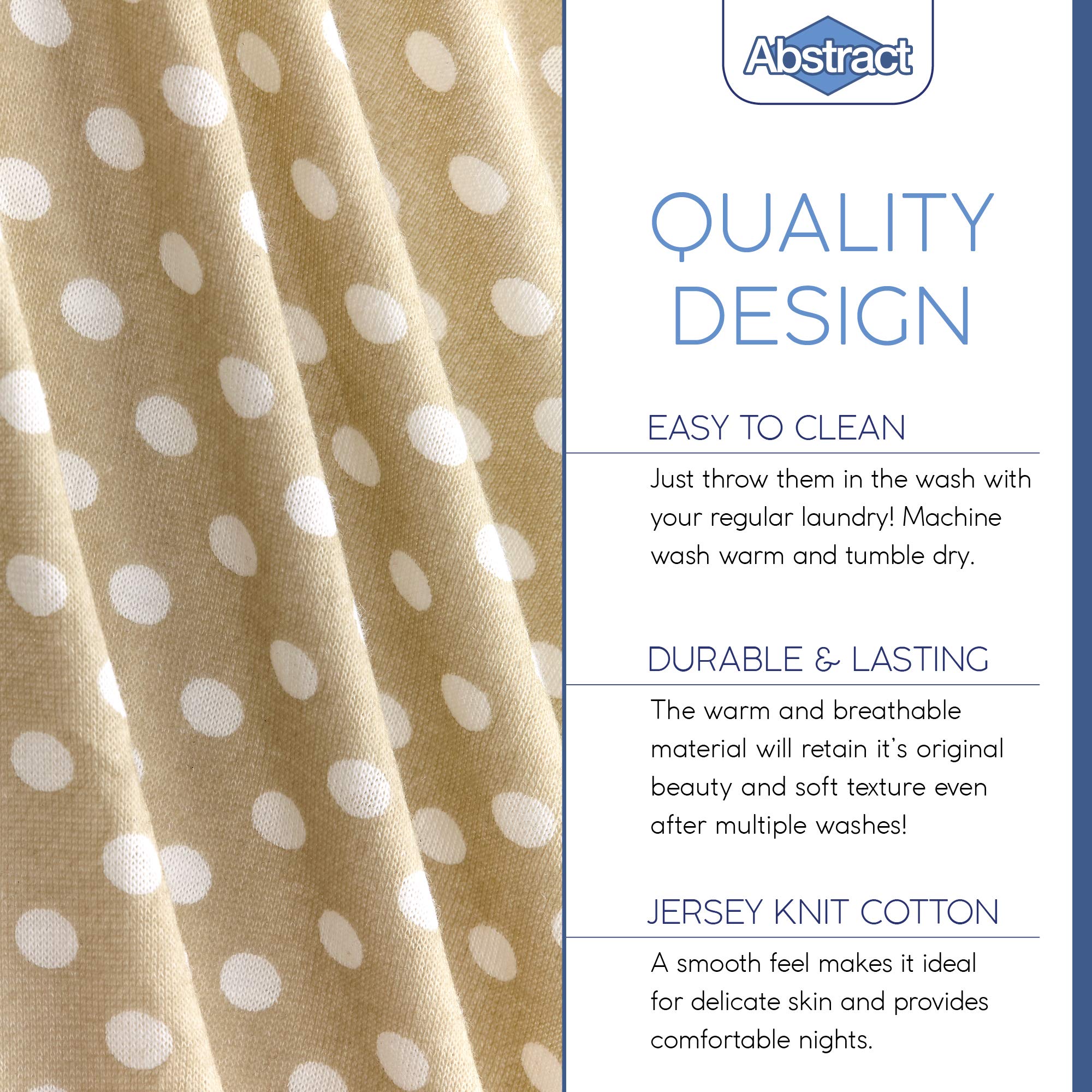 Abstract Mini Crib Cotton Fitted Sheets - Ultra Soft Pack n Play Sheets for Boys & Girls - Universal 24