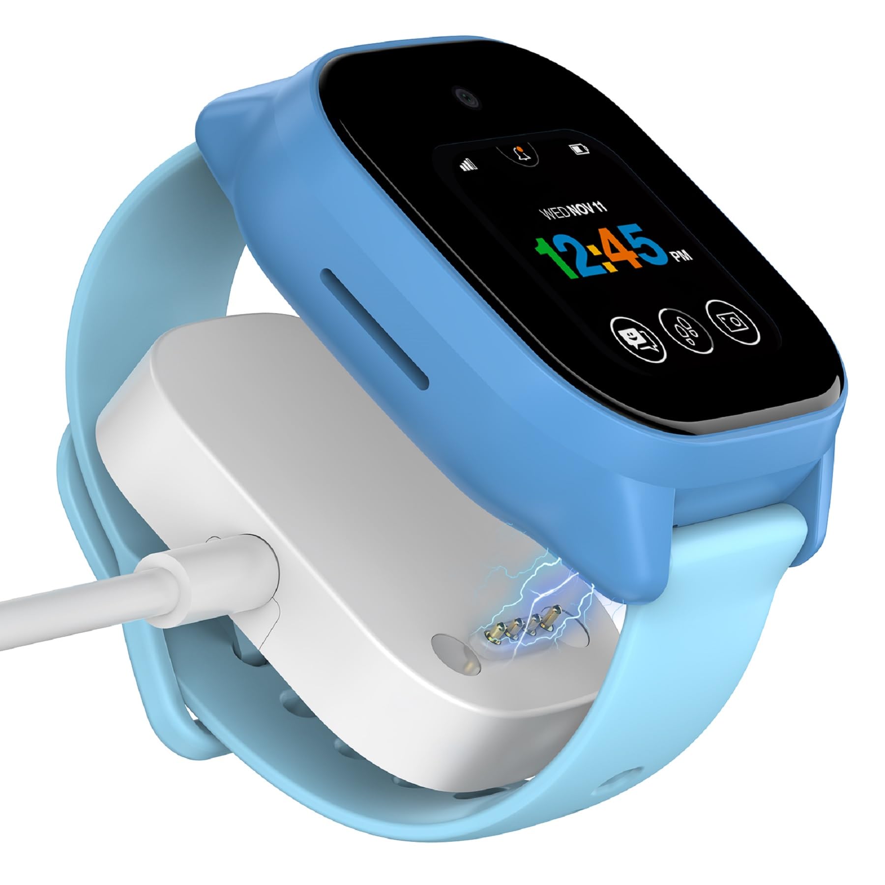Gizmo Watch 3/Edition Charging Dock with 5ft USB Cable - Fast Charger Stand for Kids Smartwatch - Perfect for School, Travel & Daily Use