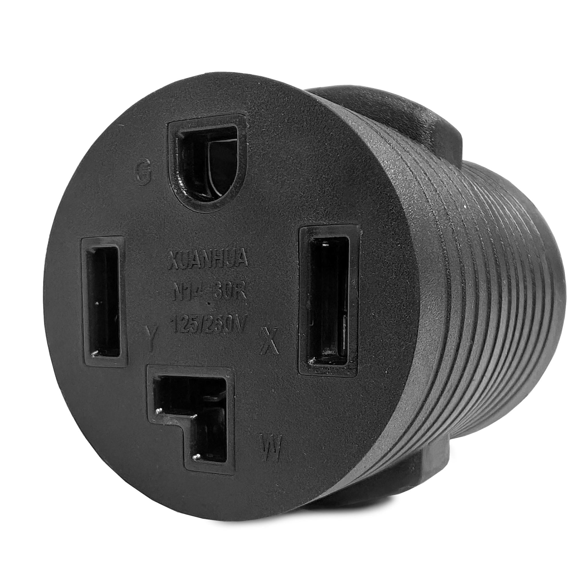 WEN GNA430 7200W 30 Amp Dual Voltage Generator & EV to RV Adapter - NEMA 14-50P to 14-30R Transfer Switch Ready - Perfect for Camping, RV Power & Emergency Backup