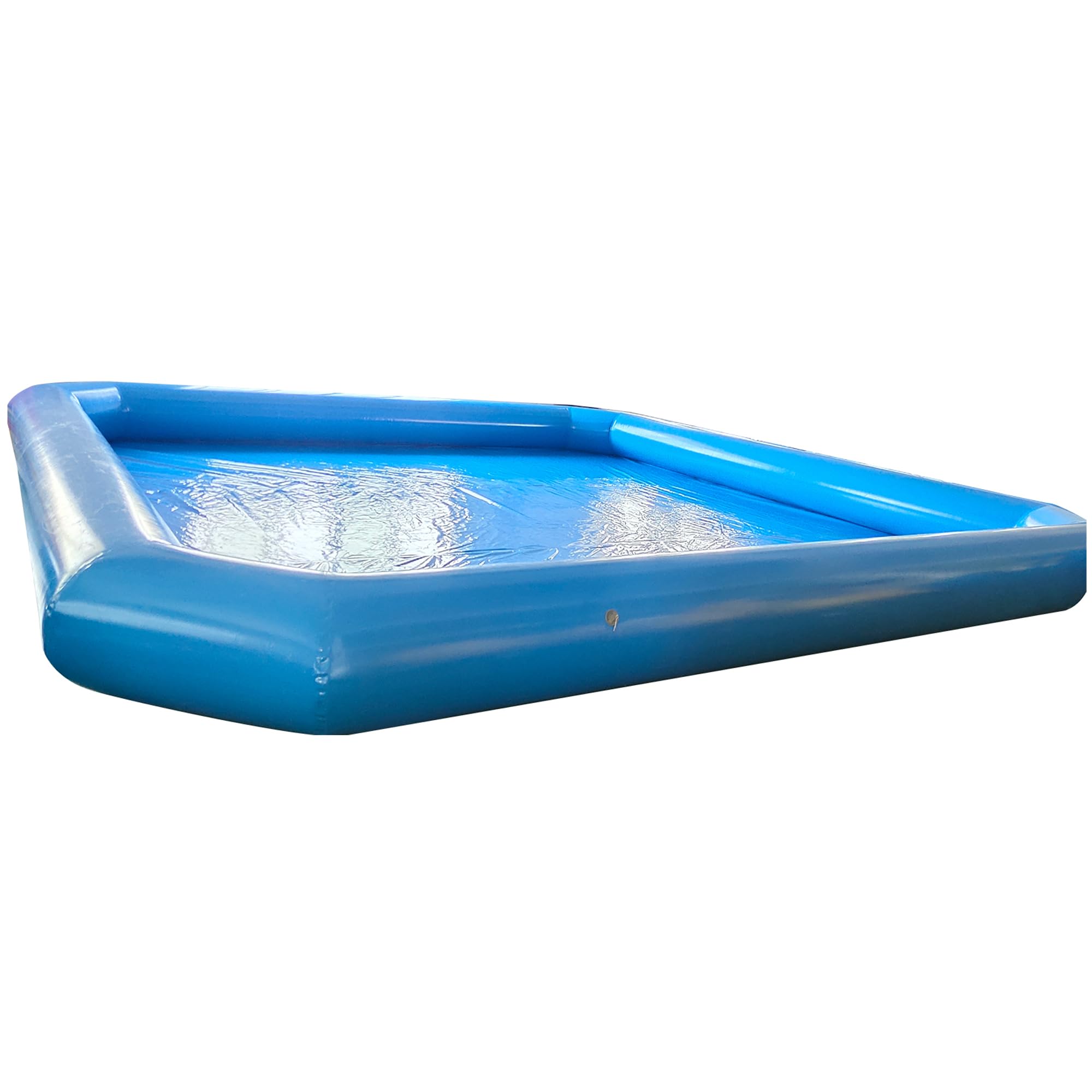 23×23×1.8ft Inflatable Pool - Thickened Family Swimming Pool for Adults & Kids, Outdoor Backyard Water Play, Summer Cooling, Parties with 110V 800W Blower