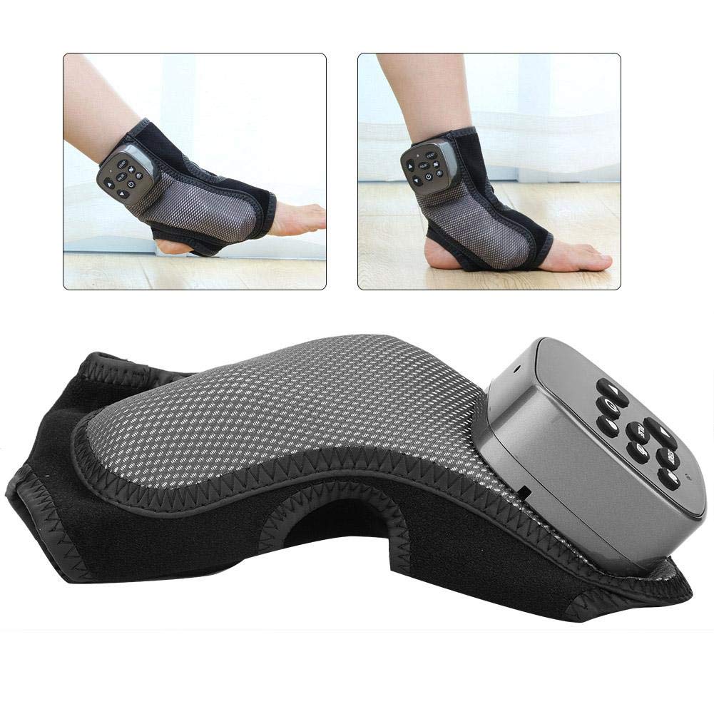ZJchao Electric Foot and Ankle Massager with Shiatsu, Vibration & Heat - 3-Level Intensity for Pain Relief, Heel Comfort - Perfect for Home Relaxation, Office Stress Relief & Post-Workout Recovery