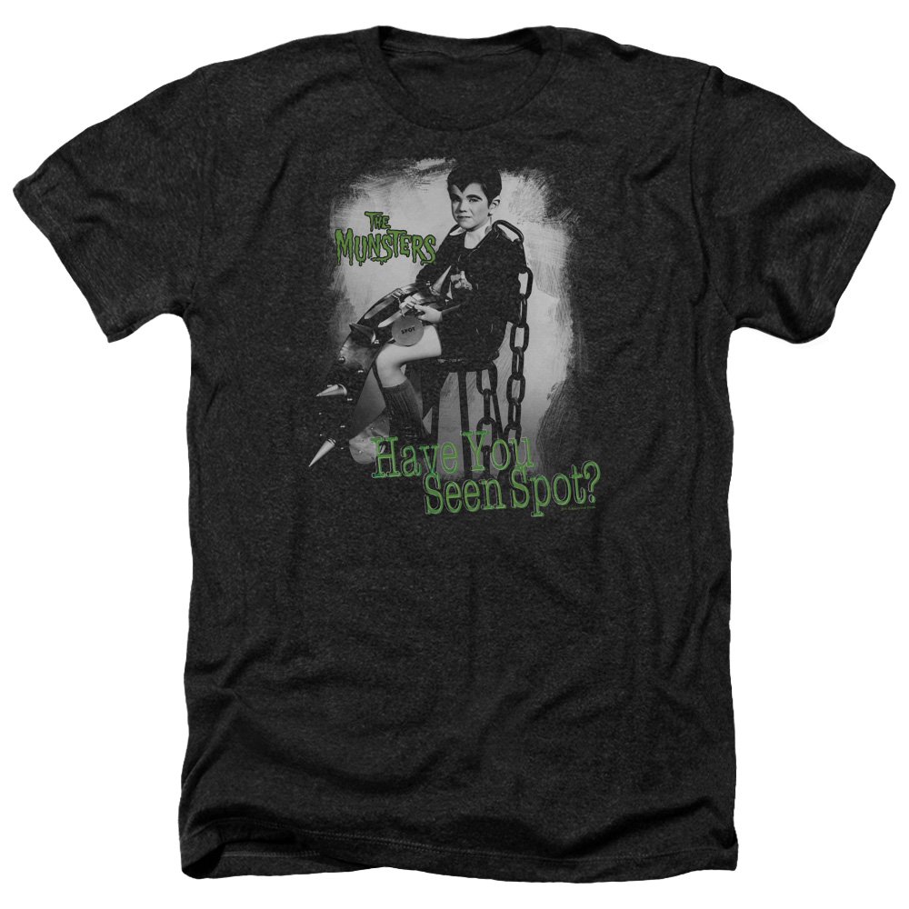 The Munsters Eddie 'Have You Seen Spot?' Heather T-Shirt by A&E Designs - Vintage TV Show Merchandise for Halloween & Cosplay