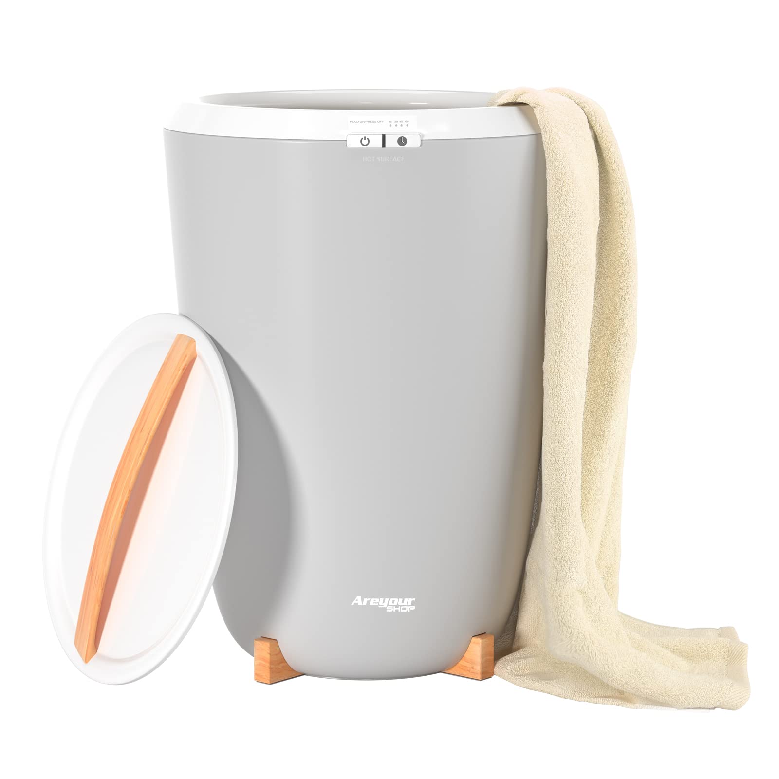 20L Electric Bucket Towel Warmer & Steamer - Automatic Bathroom Towel Heater for Spa, Salon, and Home Use - Fast Drying & Warming Solution
