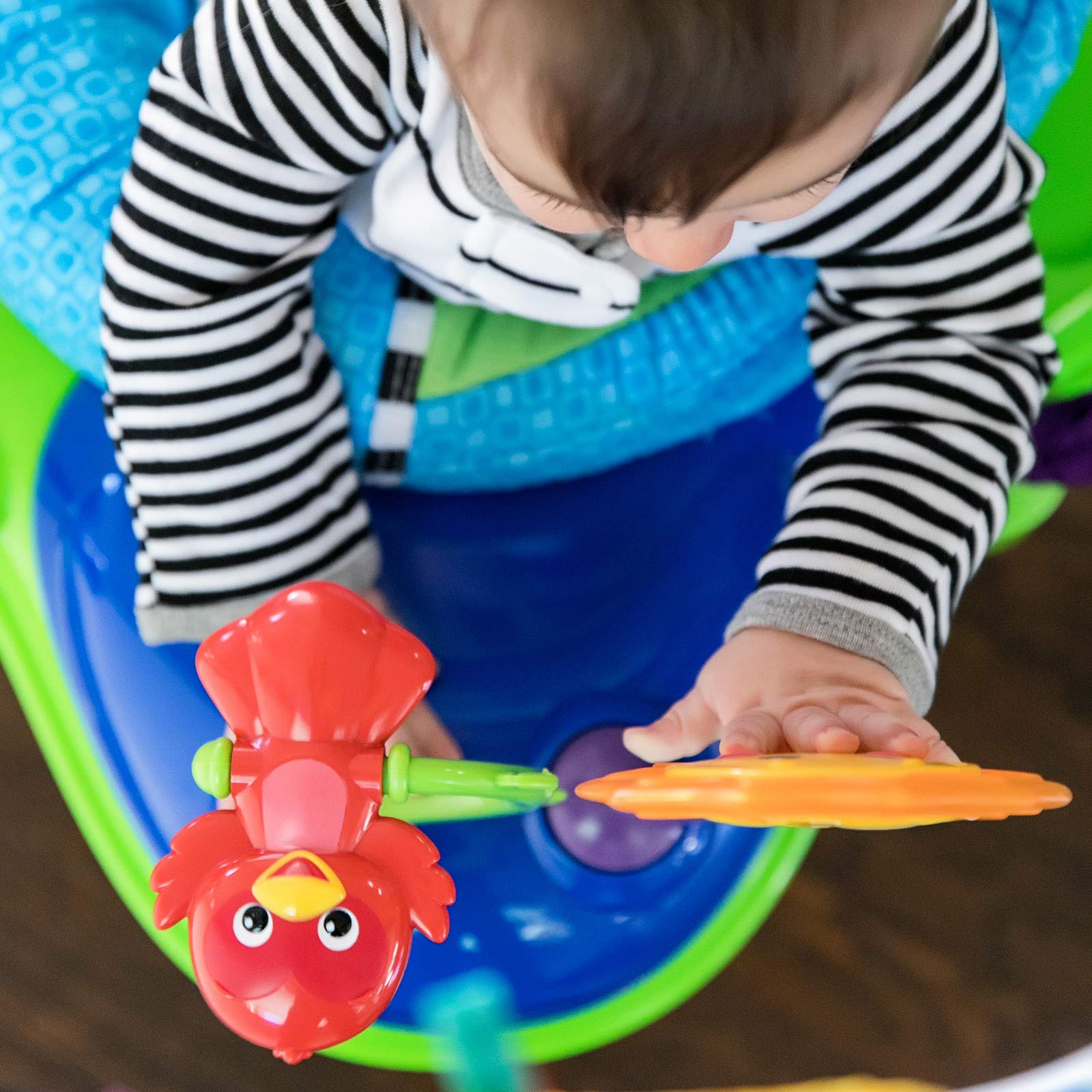 Baby Einstein Activity Jumper with Lights & Music - for 6+ Months (25lbs) - Playtime Fun
