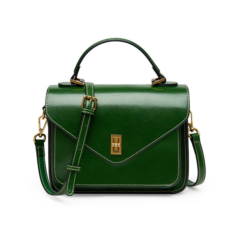 Premium Genuine Leather Tote Bag for Women - Stylish Shoulder Bag & Crossbody Purse - Perfect for Work, Travel & Everyday Use