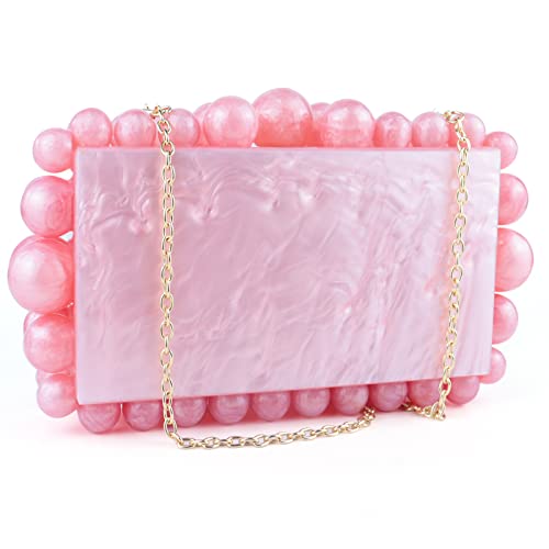 Pink-beaded