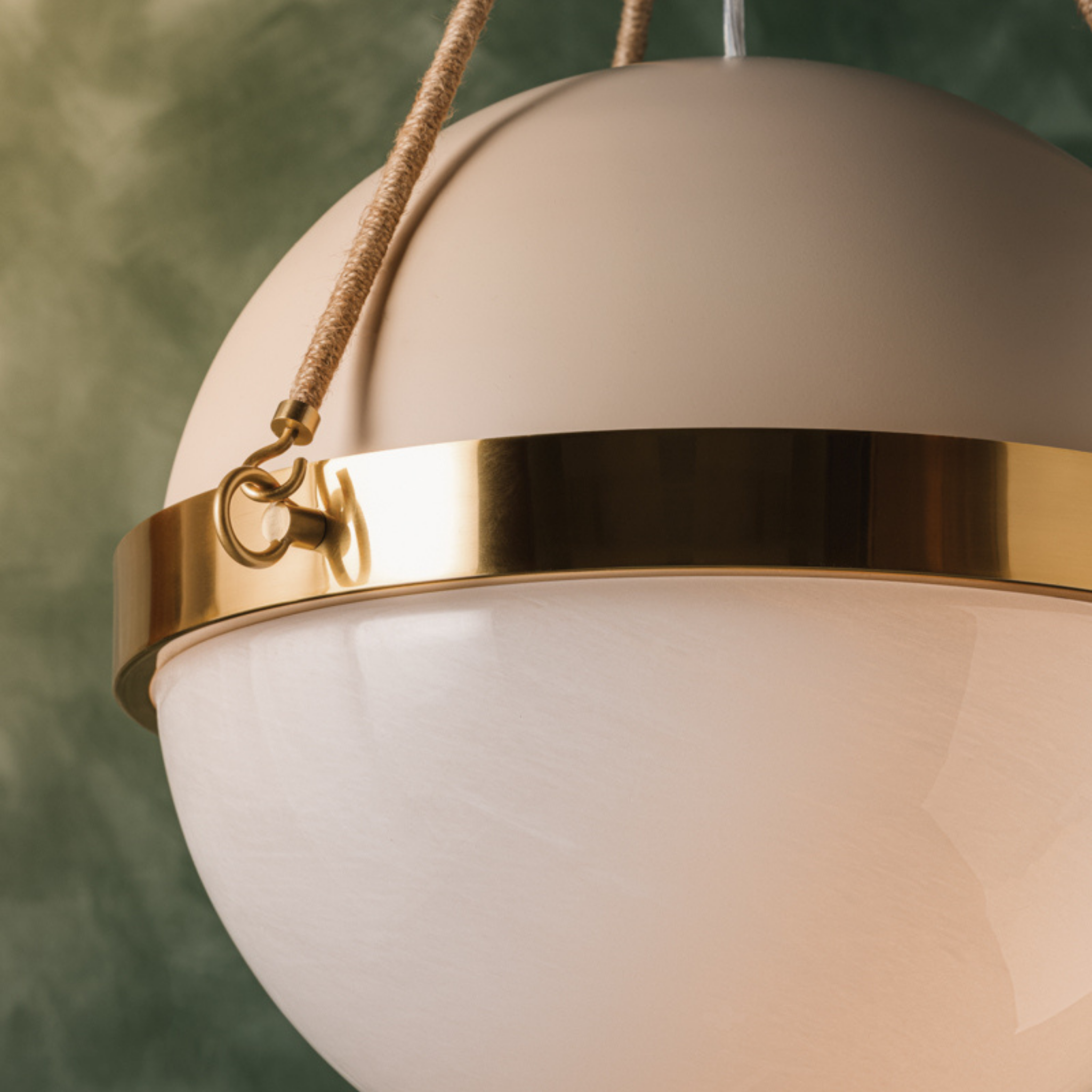 Modern Abbie Pendant Light - Elegant Hanging Ceiling Fixture for Dining Room, Kitchen Island & Bedroom Lighting | Dimmable LED Chandelier