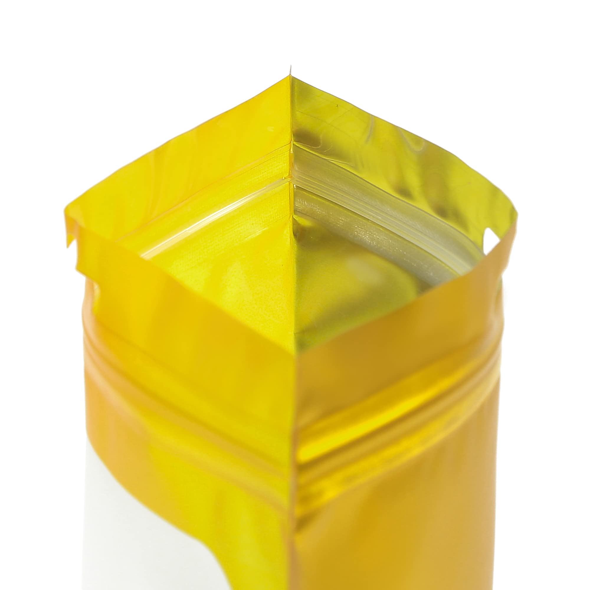 QQ Studio 100 Pack Gold Mylar Bags 4