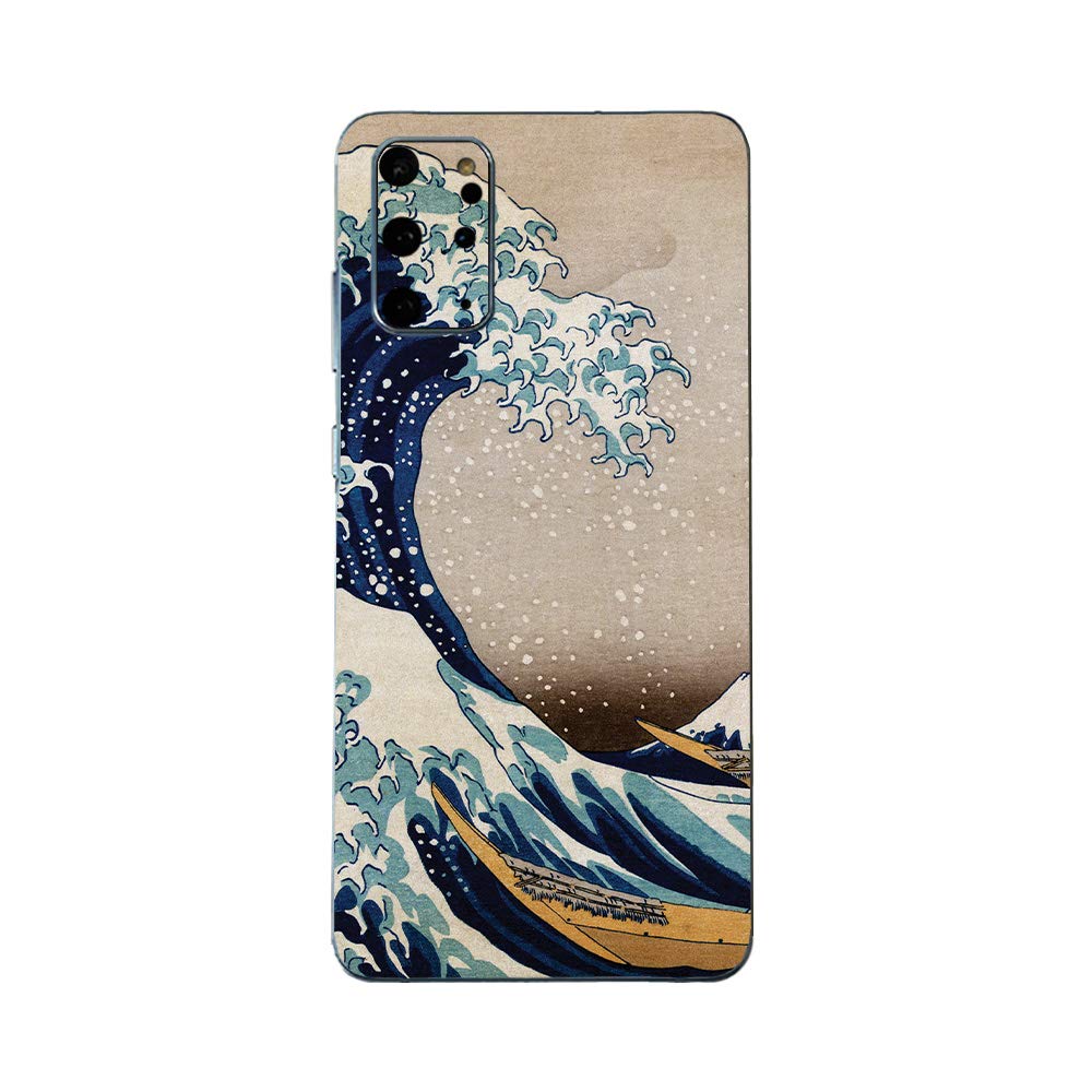 MightySkins Protective Vinyl Skin Wrap for Samsung Galaxy S20 Plus - Great Wave of Kanagawa Design | Durable, Scratch-Resistant Decal Cover | Easy to Apply | Made in USA | Perfect for Daily Use, Travel & Personalization