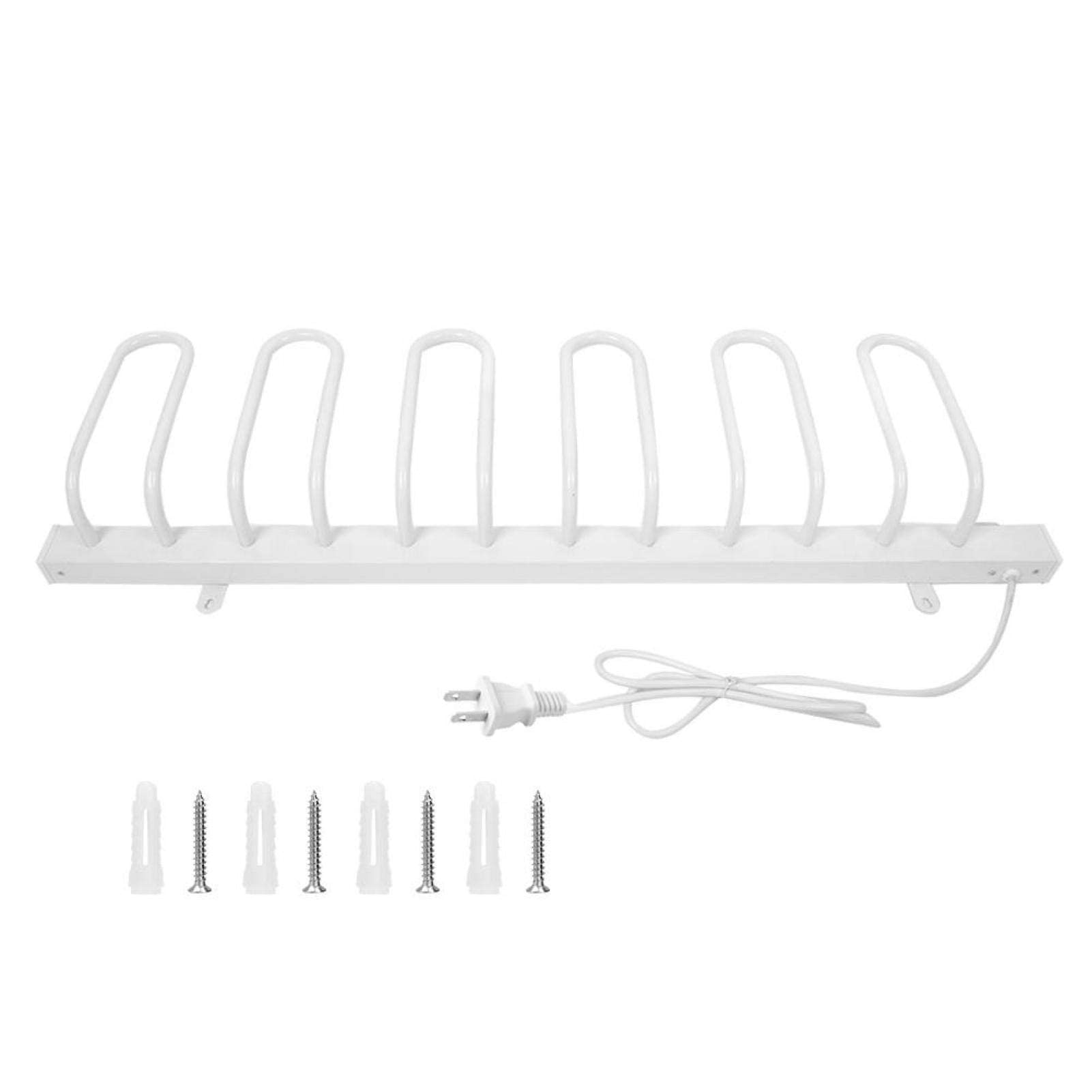Electric Shoe Dryer & Boot Warmer - Wall Mounted Aluminum Alloy Glove & Hat Dryer - Fast Drying for Shoes, Boots, Socks & Ski Gear - Safe Non-Scalding US Plug - Perfect for Home, Gym, Ski Resort & Winter Sports