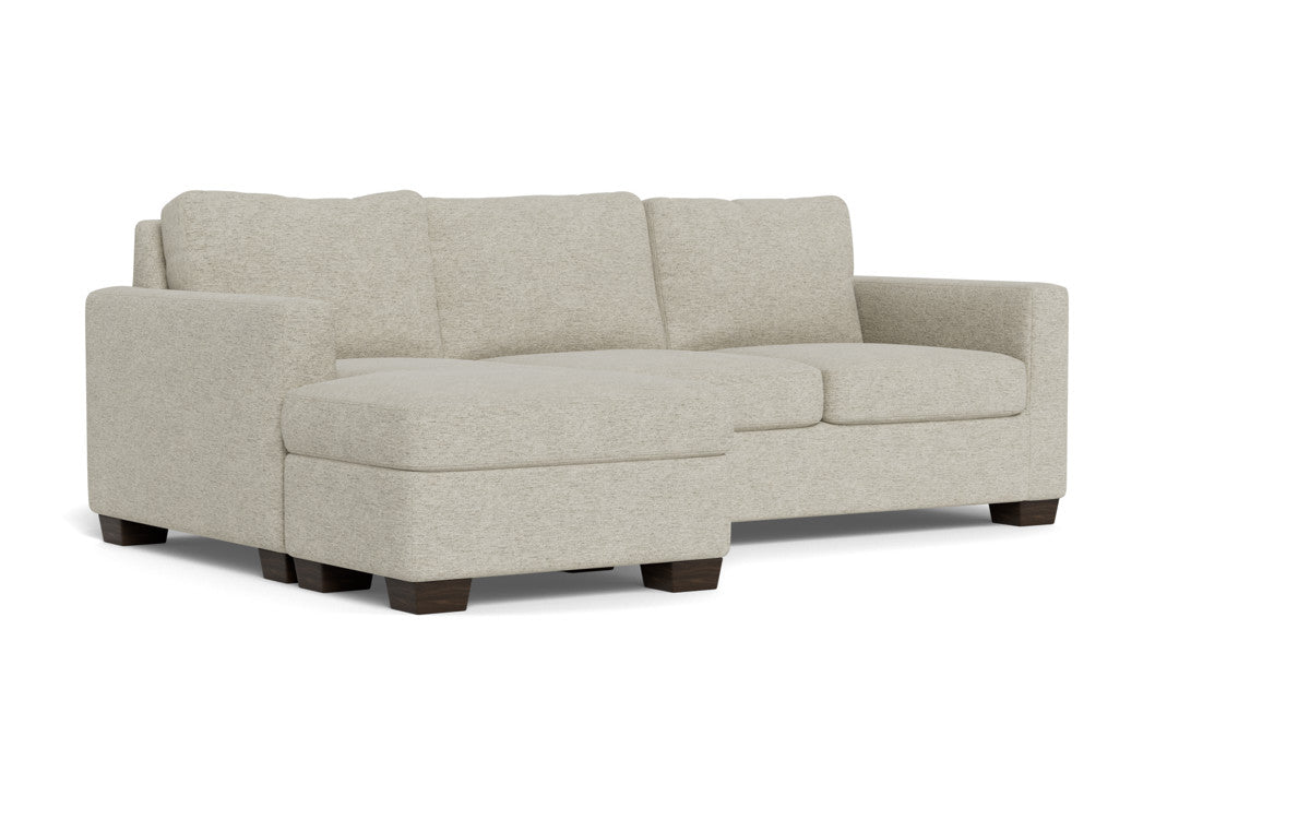 Reversible Sofa Chaise with Storage - Modern Convertible Sectional Couch for Living Room, Bedroom & Small Spaces - Track 87 Design